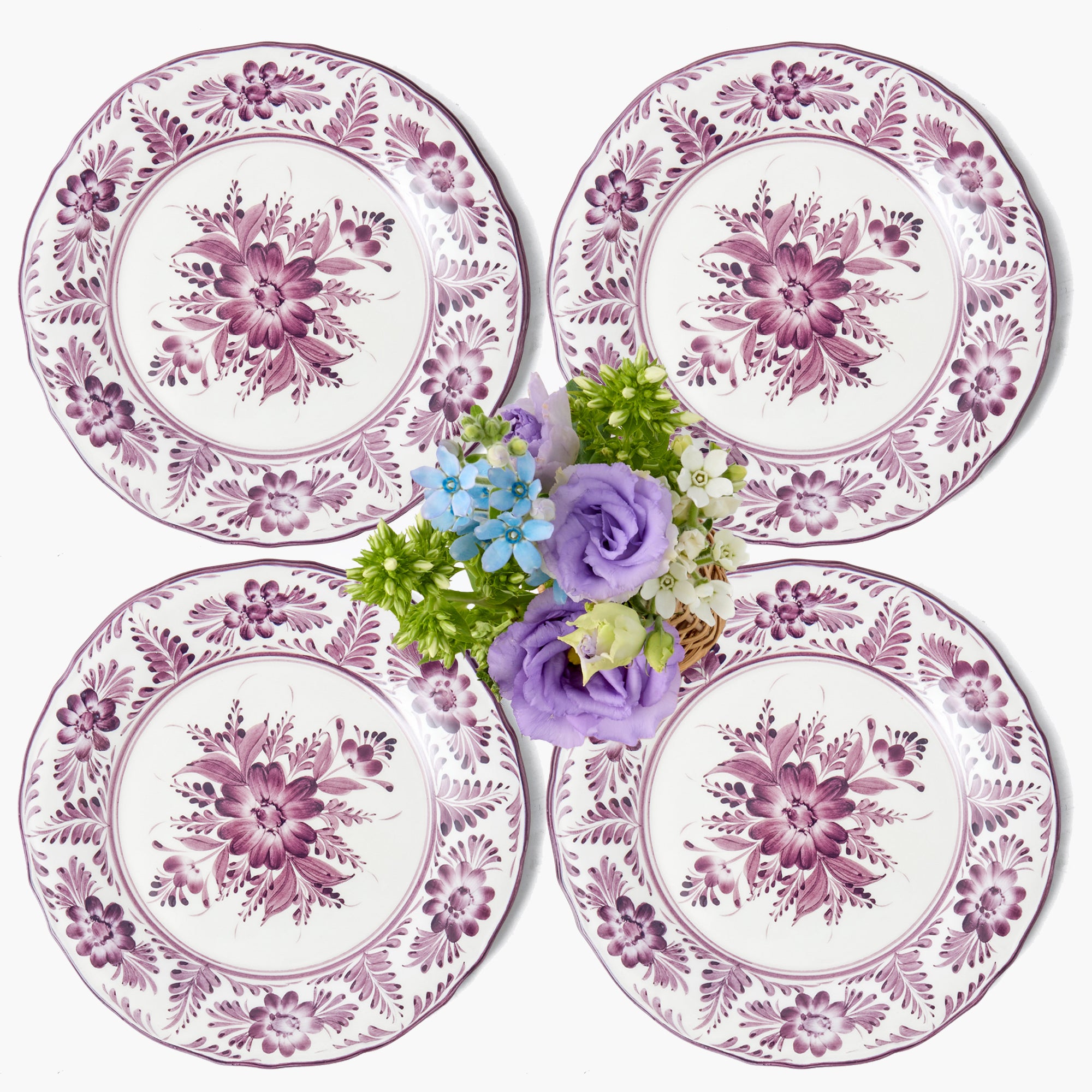 Purple Pandora Dinner Plates (Set of 4)