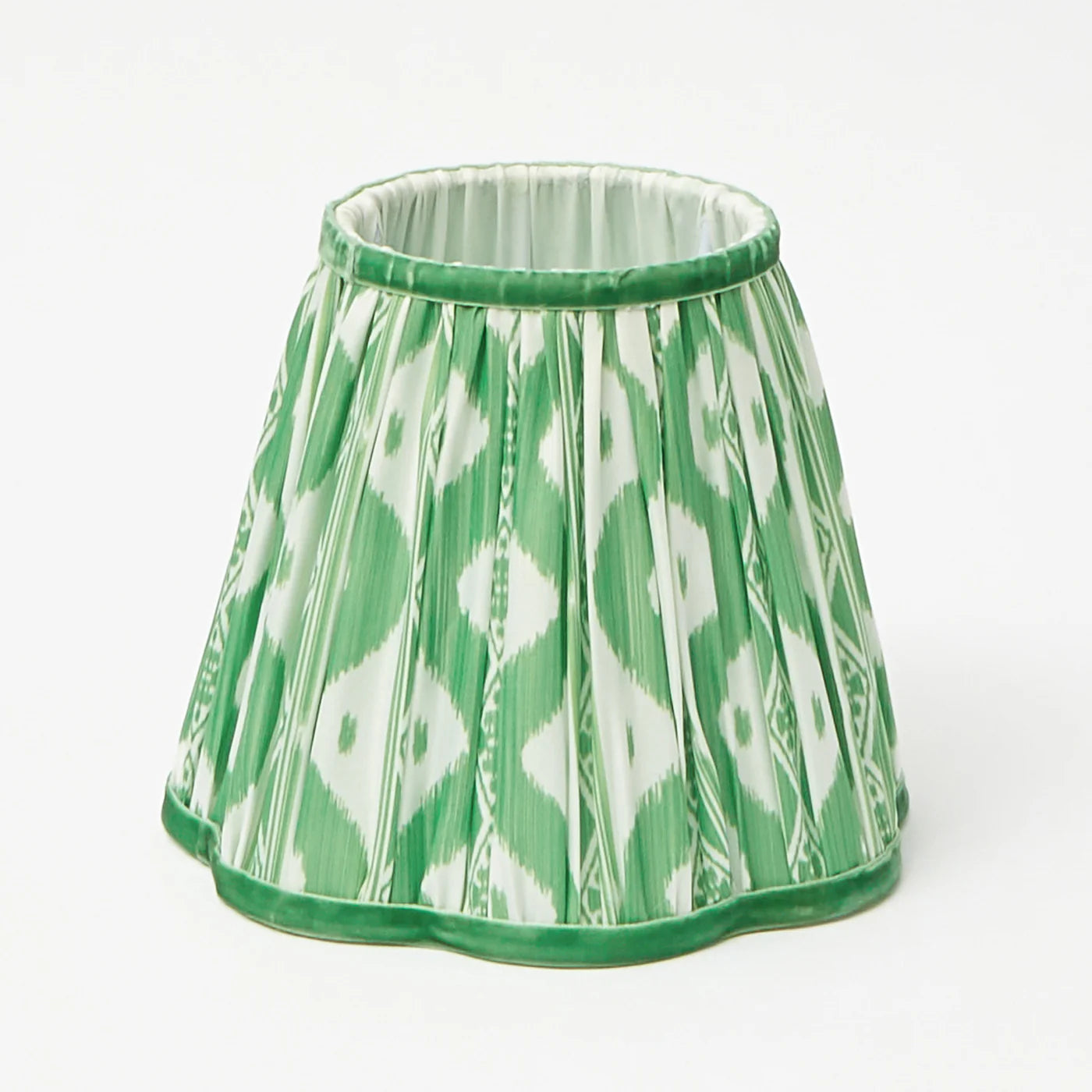 Easter Bunny Rechargeable Lamp with Green Ikat Shade (18cm)