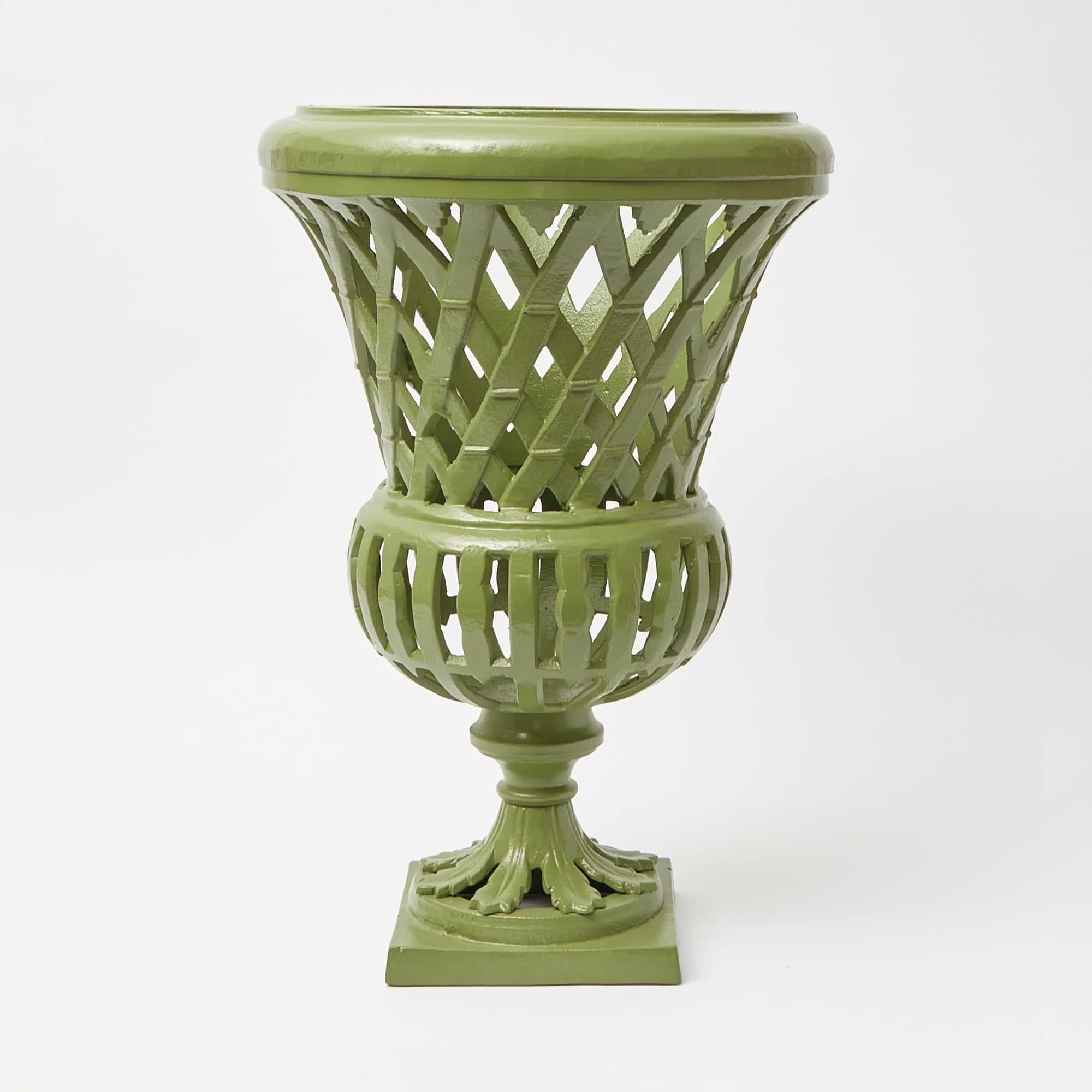 Adelaide Green Lattice Urn
