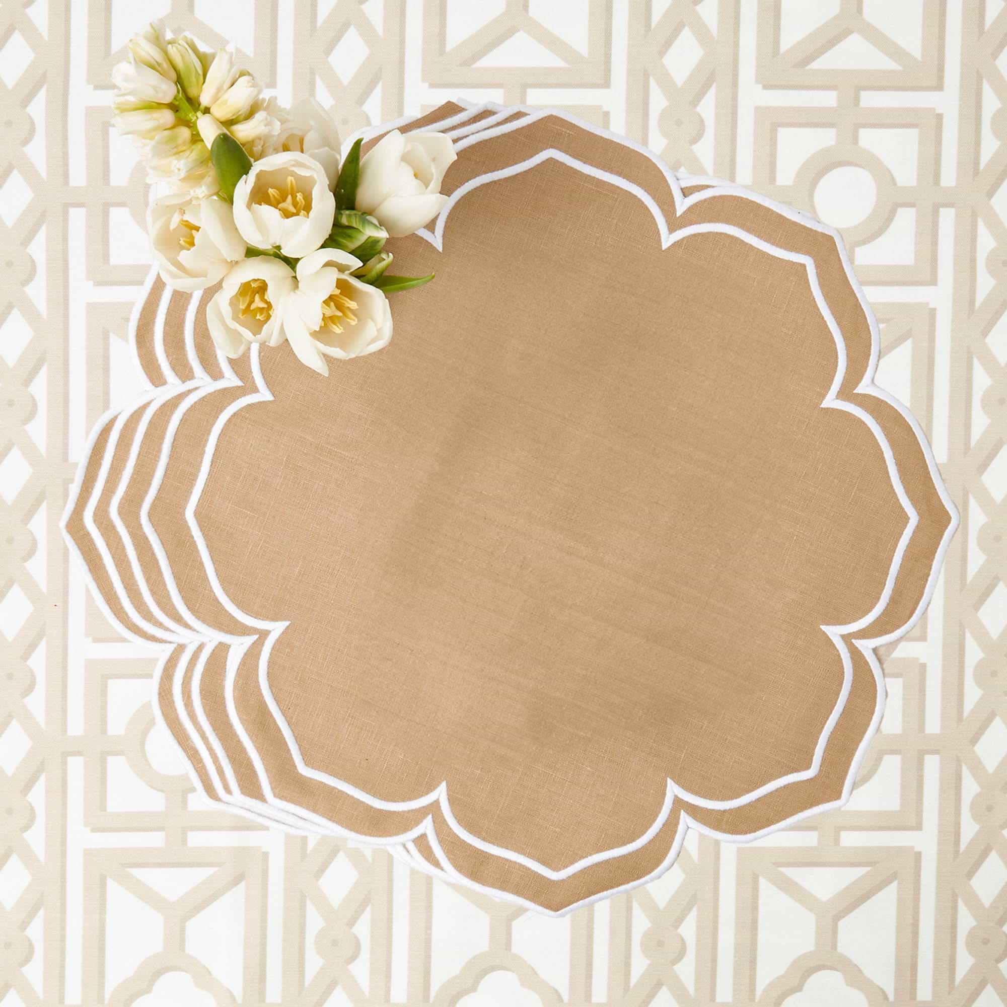 Sand Fleur Placemats (Set of 4)