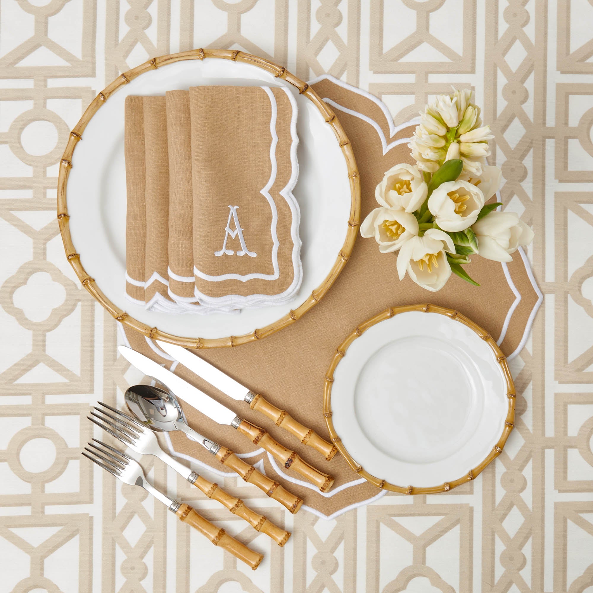Sand Fleur Placemats (Set of 4)