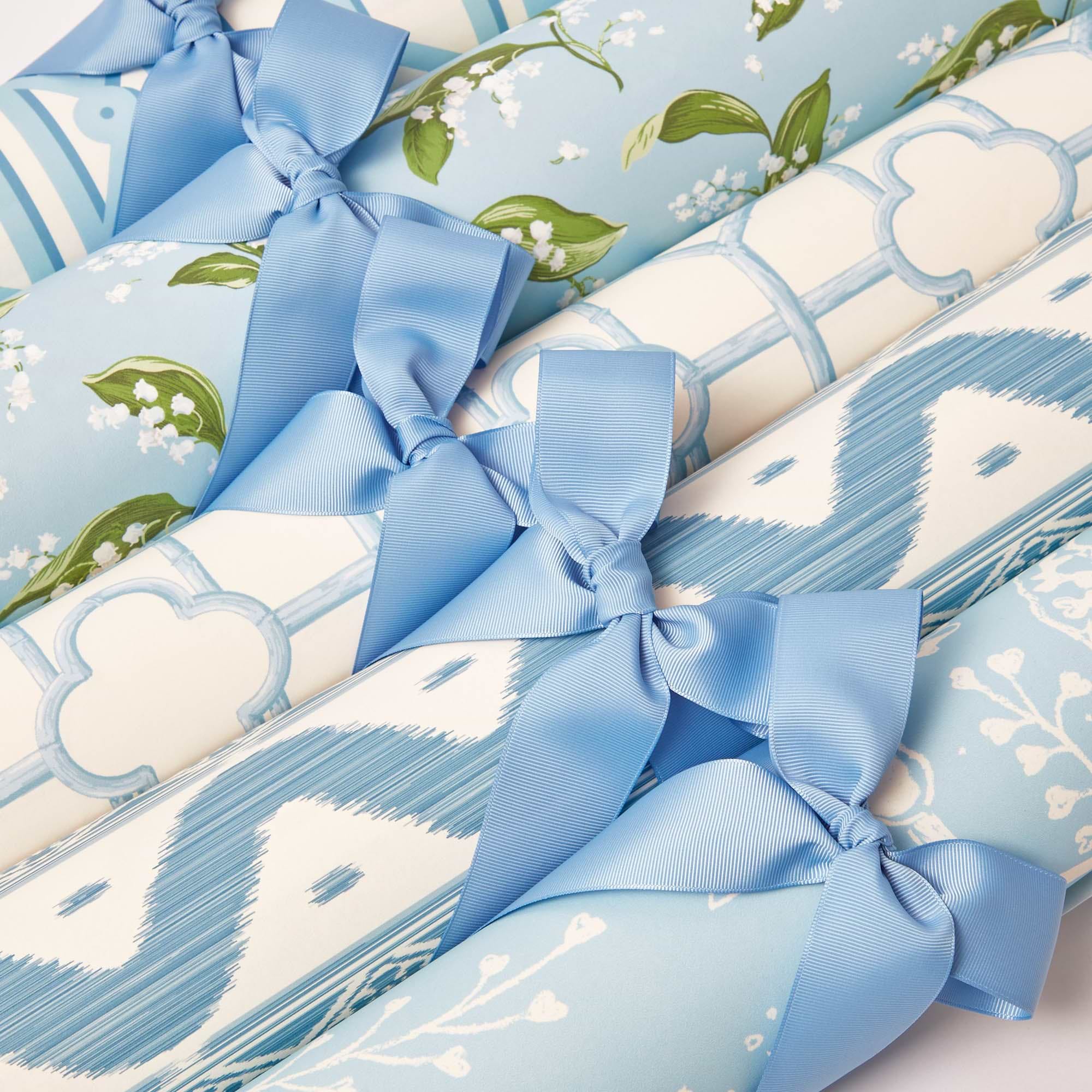 Blue Shaded Bamboo Wallpaper