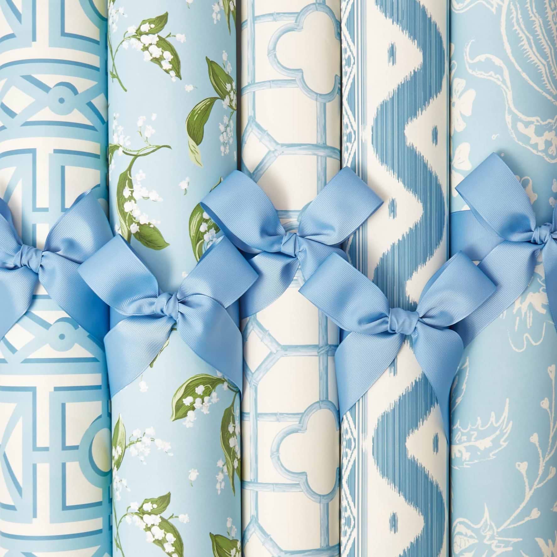 Blue Chelsea Square Wallpaper
