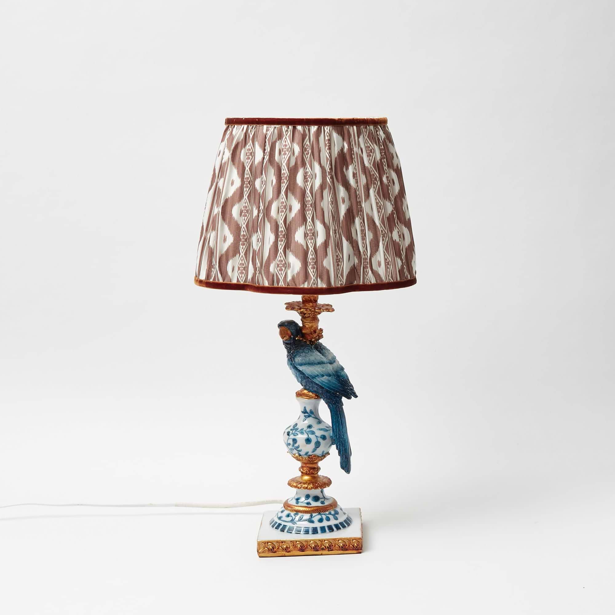 Chocolate Ikat Lampshade (30cm)