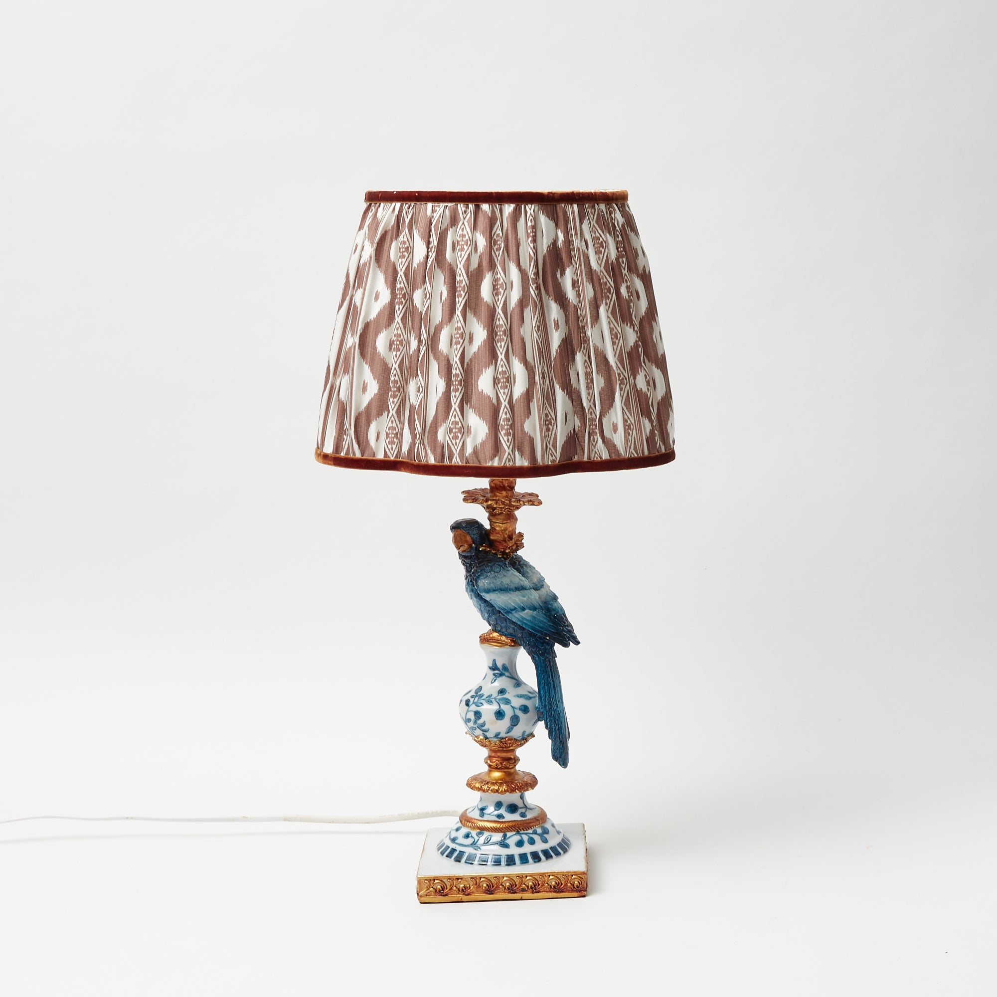 Chocolate Ikat Lampshade (30cm)