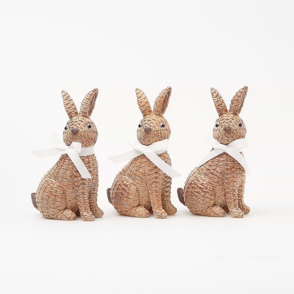 Large Rattan Rabbit Small Rattan Rabbit (Trio)