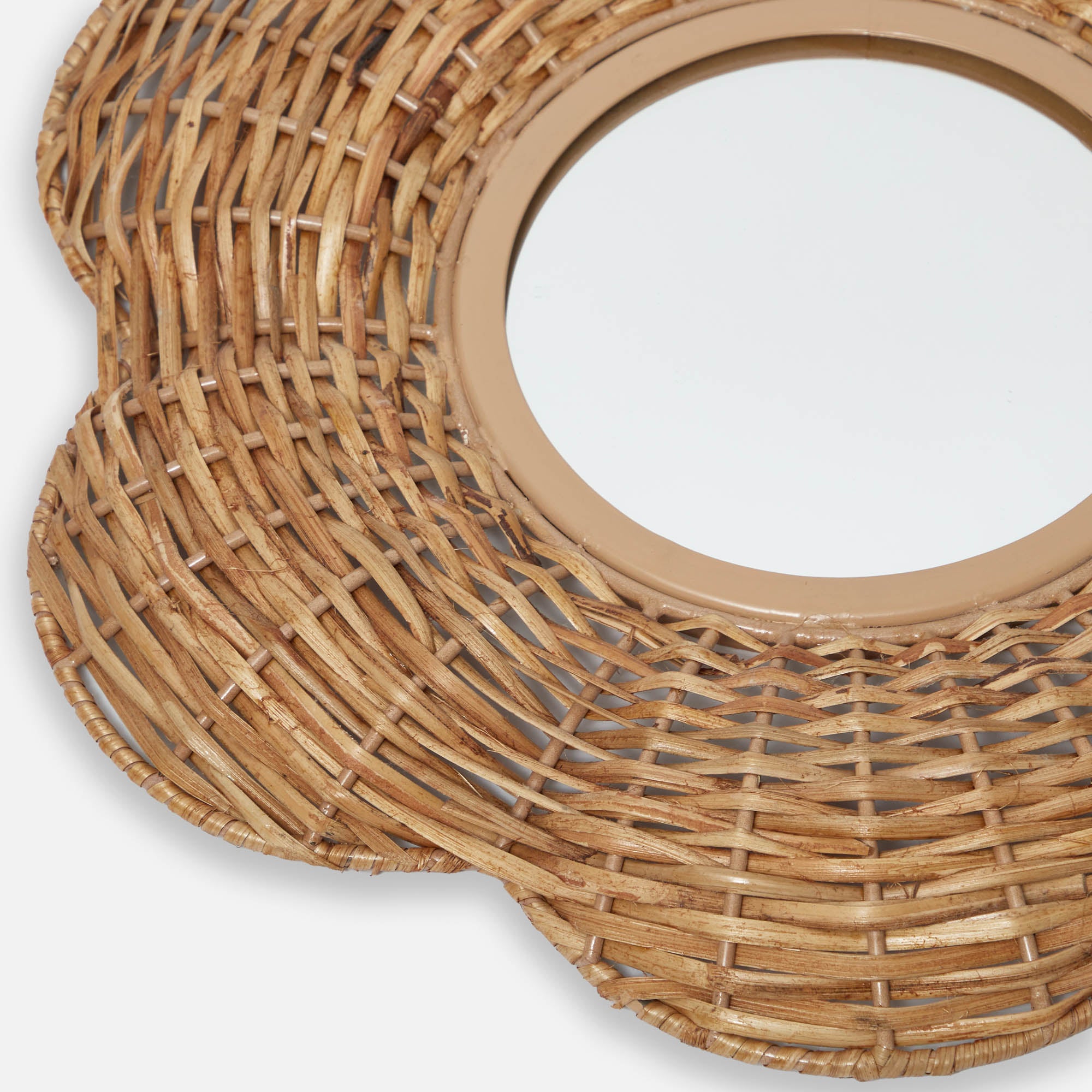Petite Rattan Martha Mirror