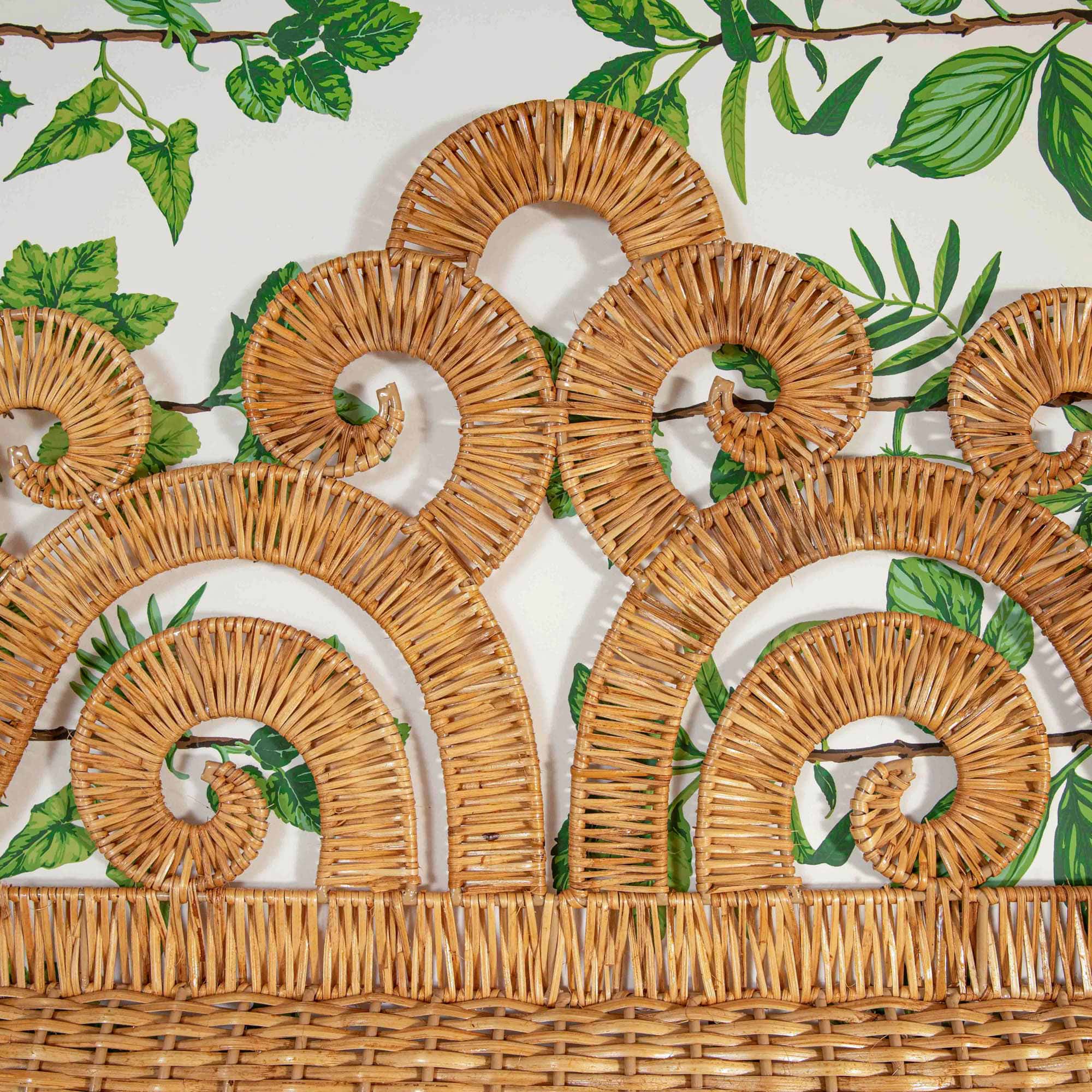 The Grand Rattan Mirror