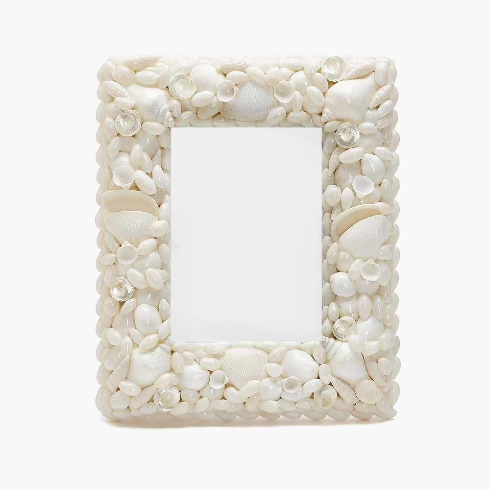 White Shell Photo Frame Shell Photo Frame - 5