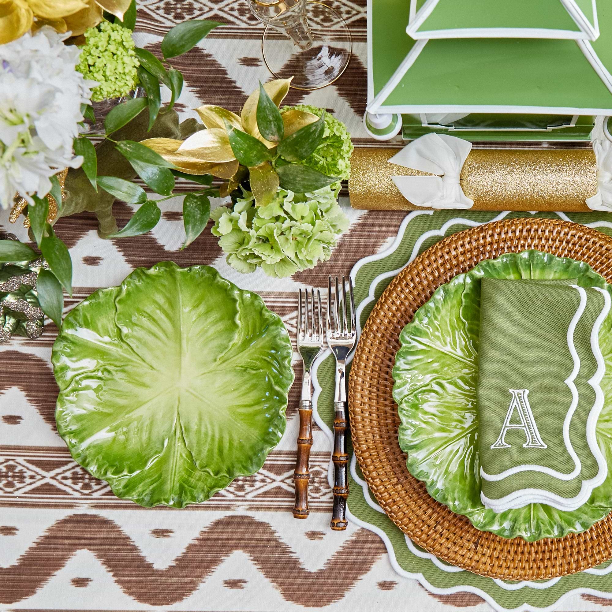 Green Serena Cabbage Starter Plate