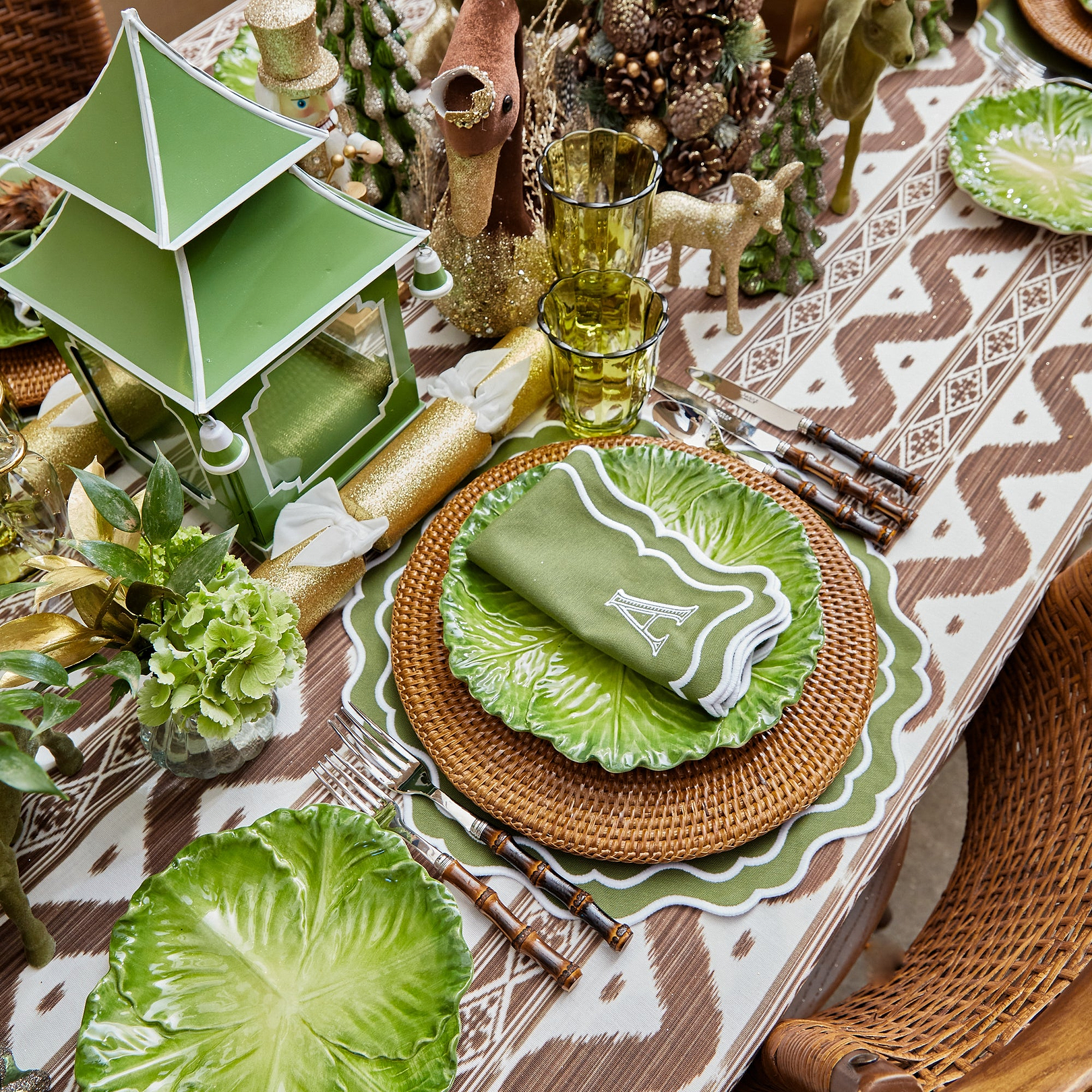 【 WORCESTER】キャビネットプレート Cabbage Starter Plates by Mrs. Alice