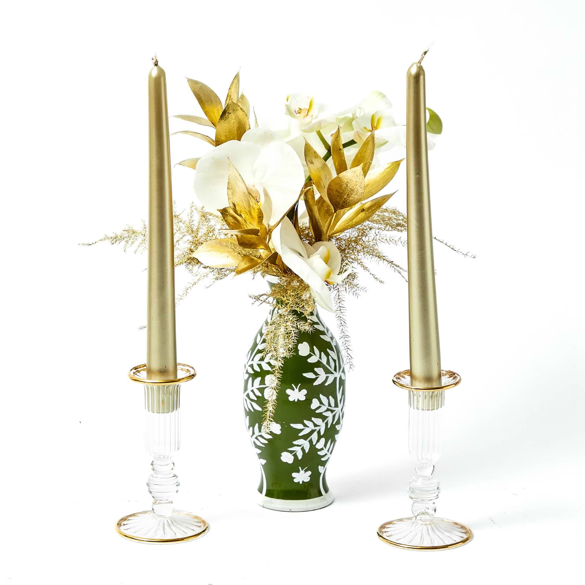 Champagne Gold Candles (Set of 8)