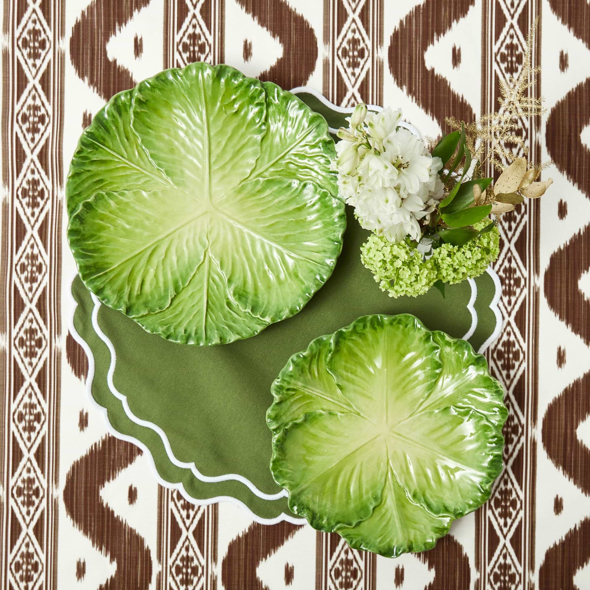 Green Serena Cabbage Starter Plate