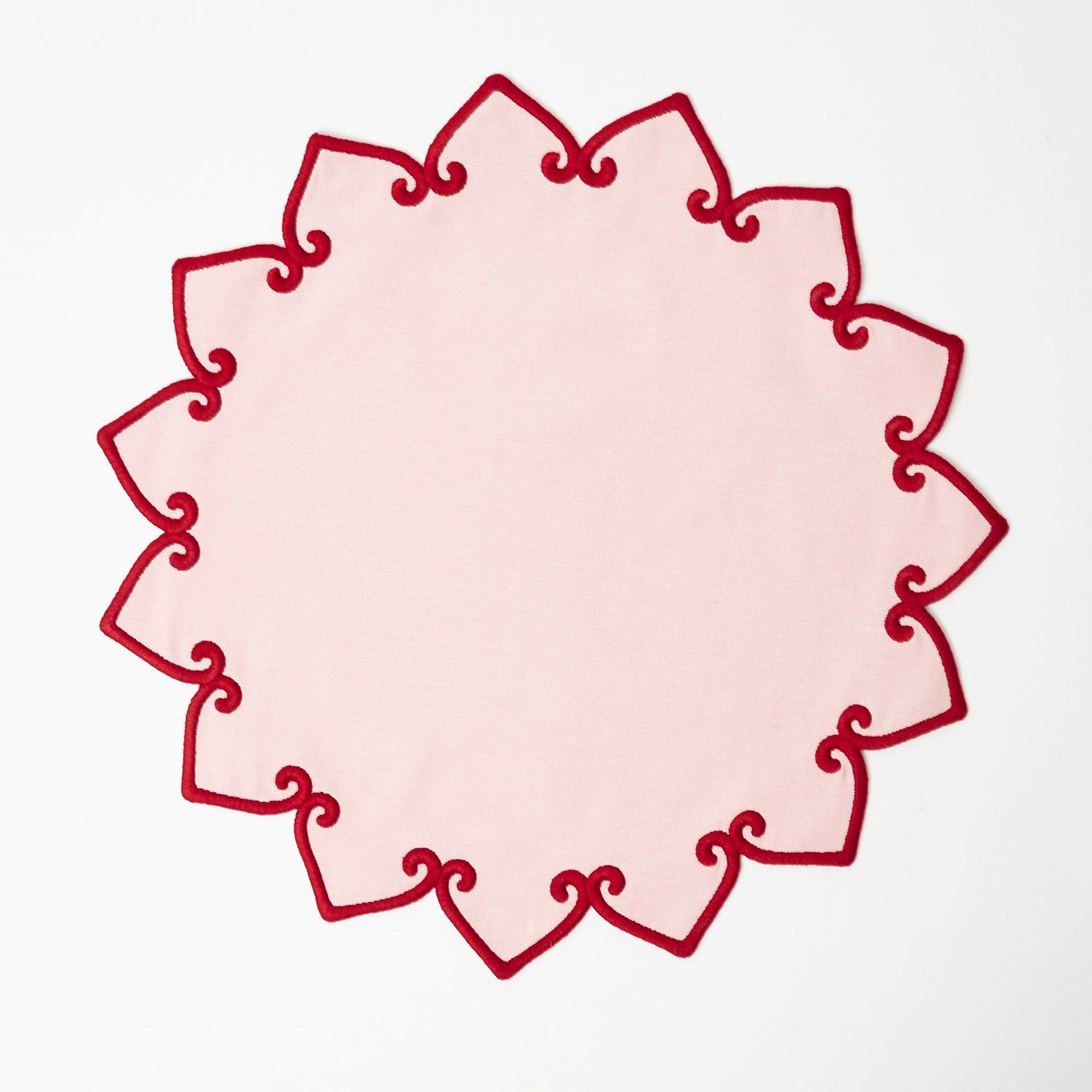 Pink & Red Angelina Placemats & Napkins (Set of 4)
