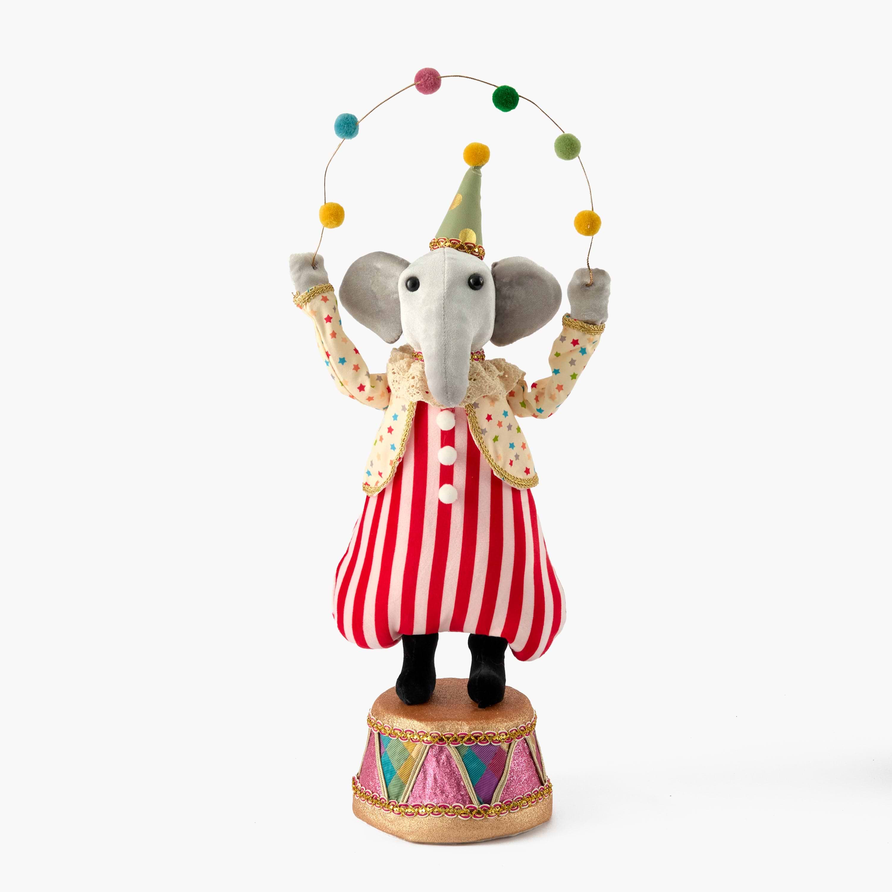 Party Bear & Elephant (Pair)