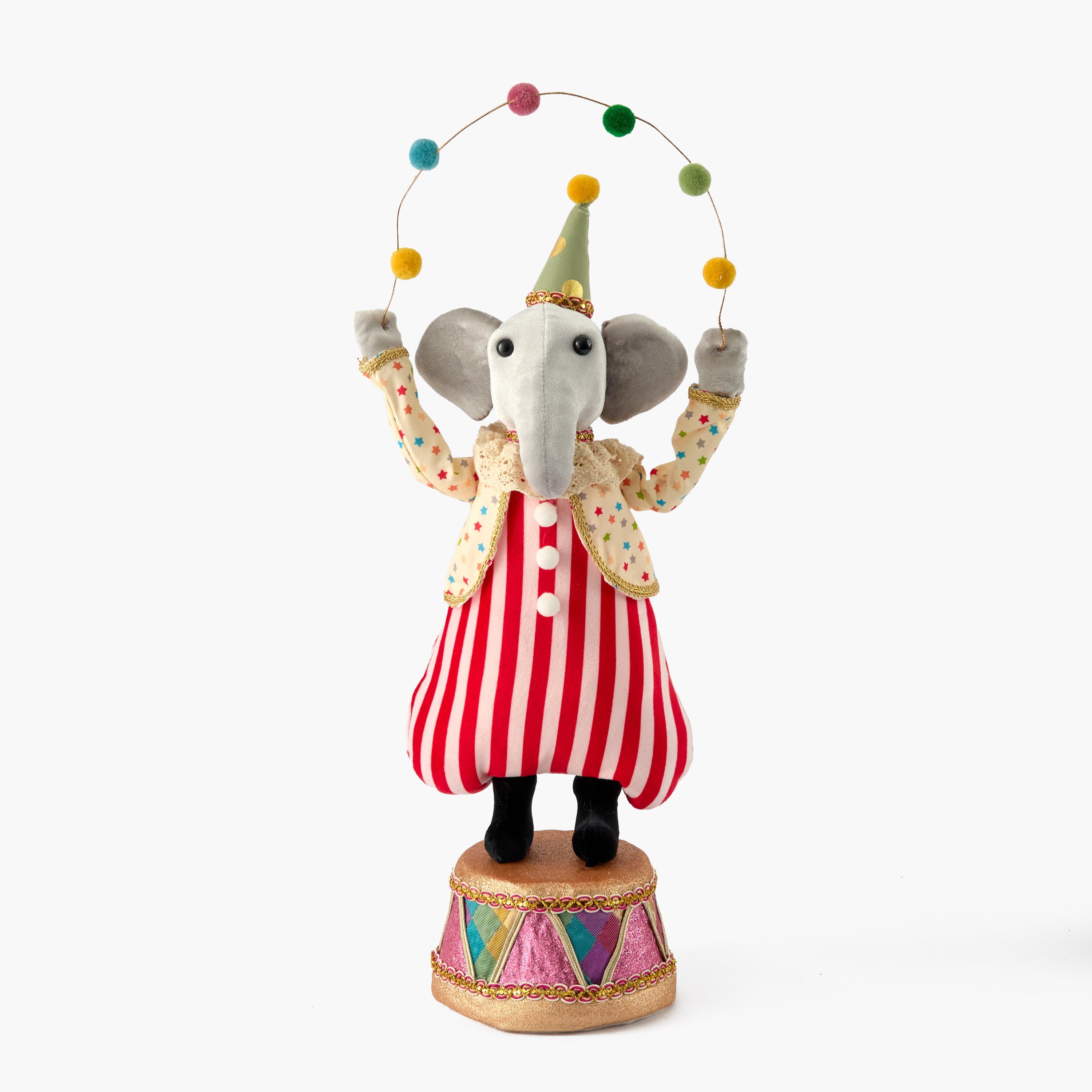Party Bear & Elephant (Pair)