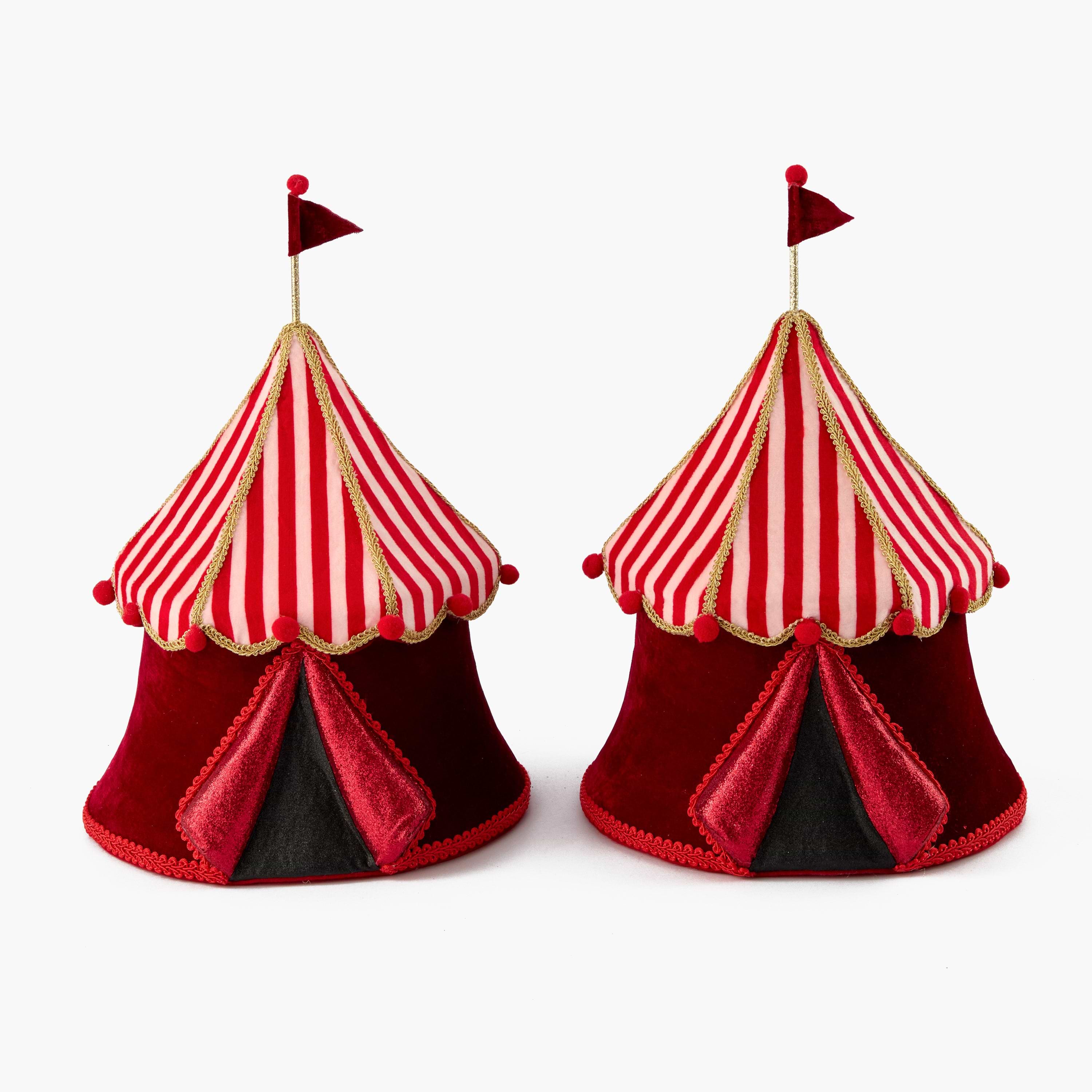 Mrs. Alice Circus Tent (Pair) - 39cm