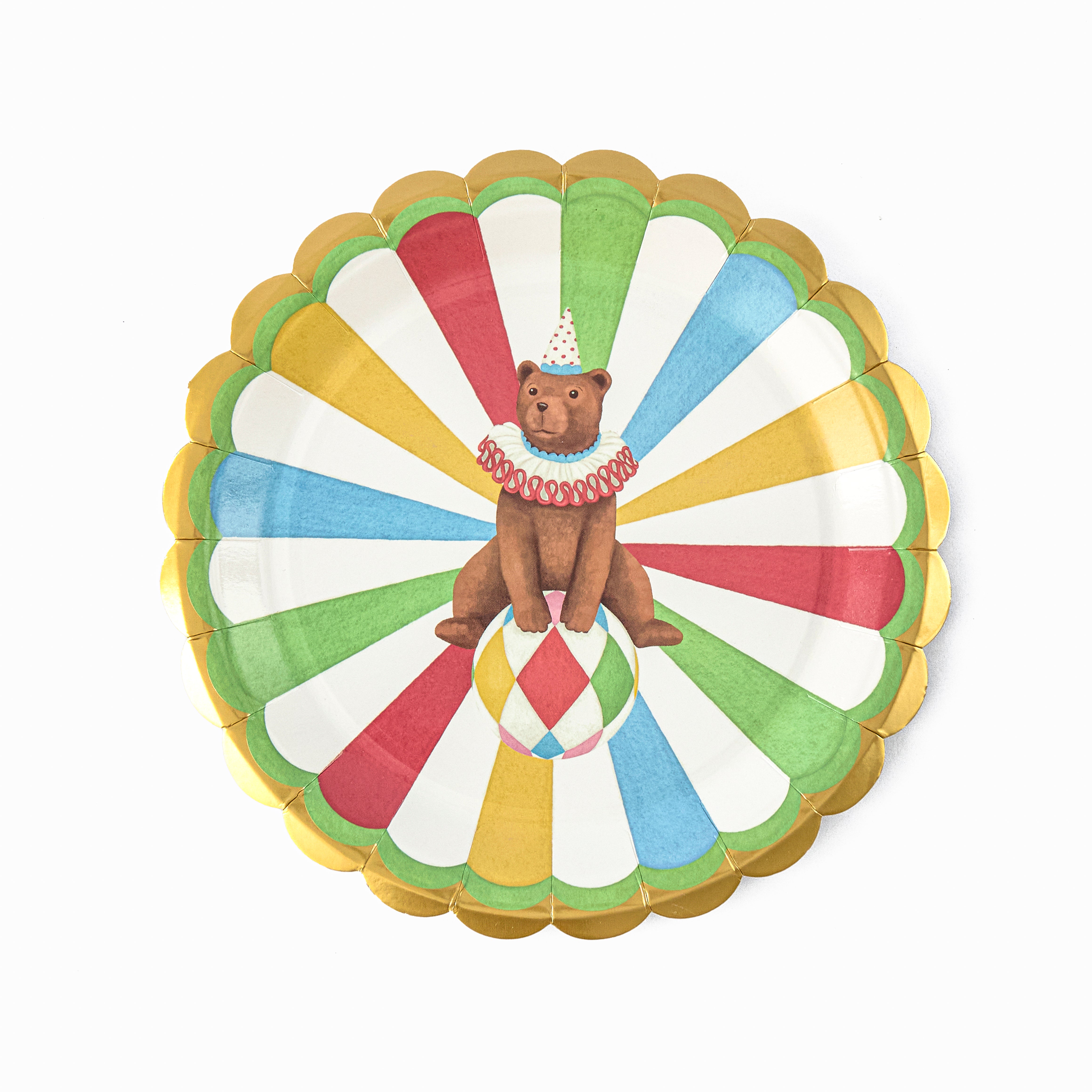 Circus Side Paper Plates (Set of 8)