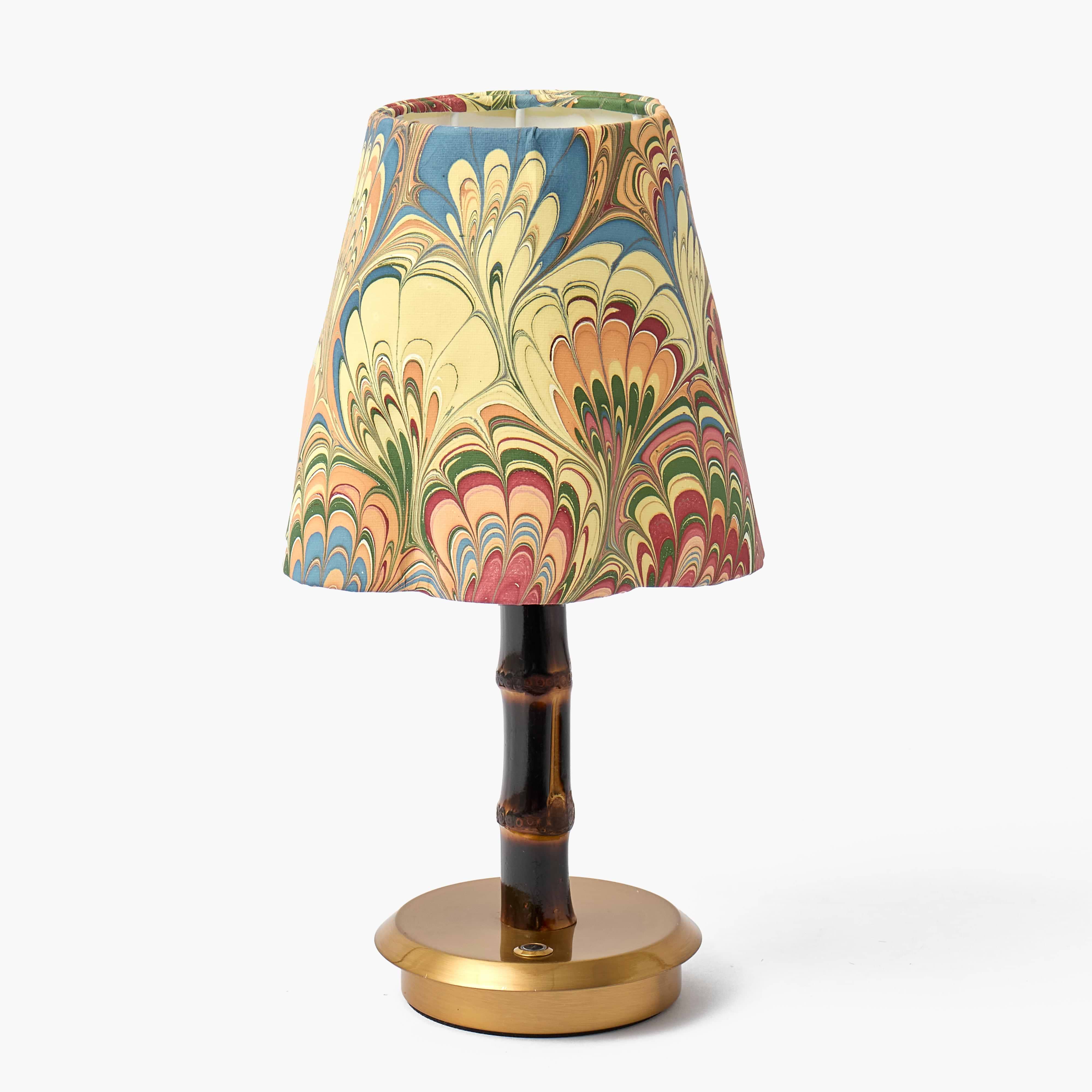 Multi Marble Paper Lampshade (18cm)