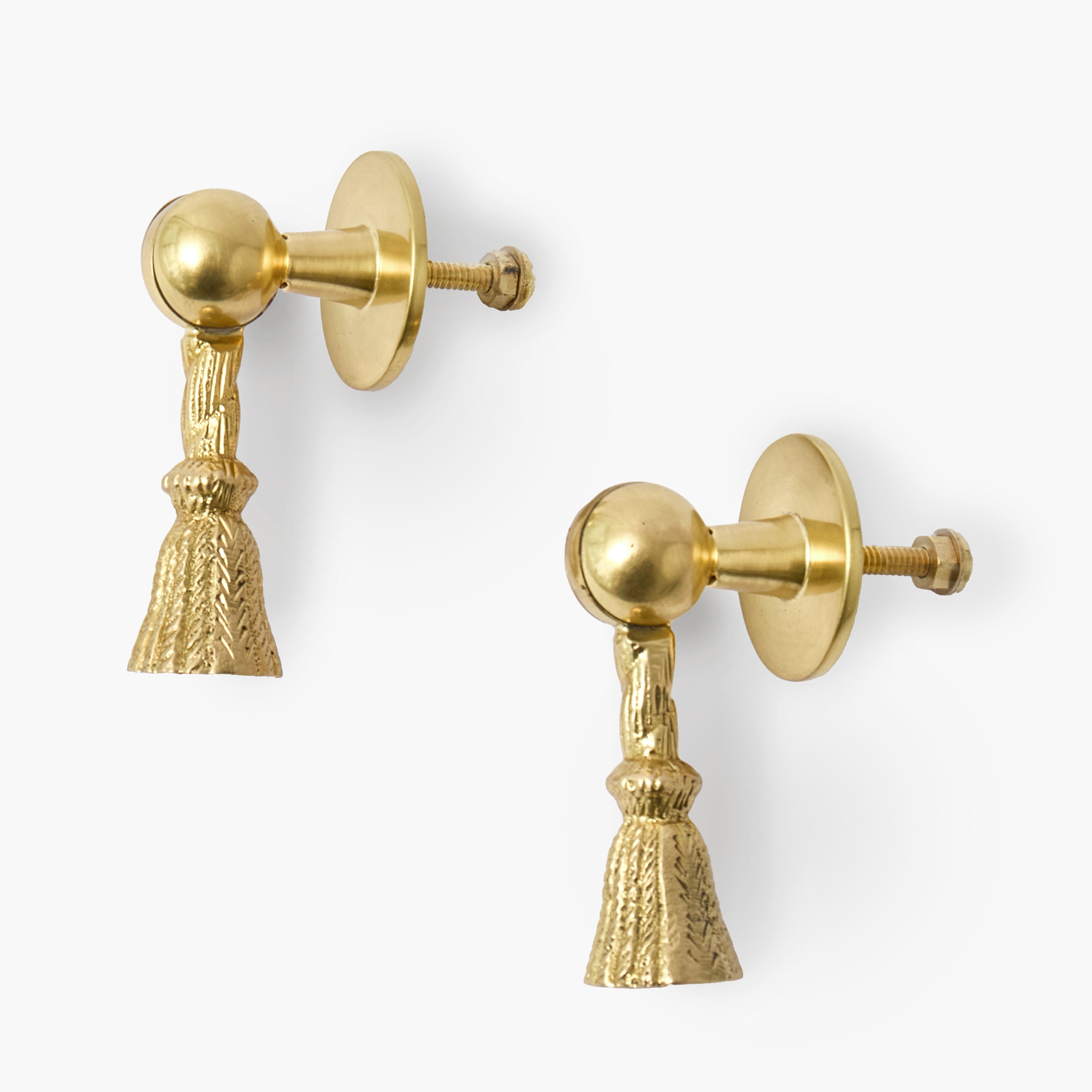 Rope Tassel Brass Knob