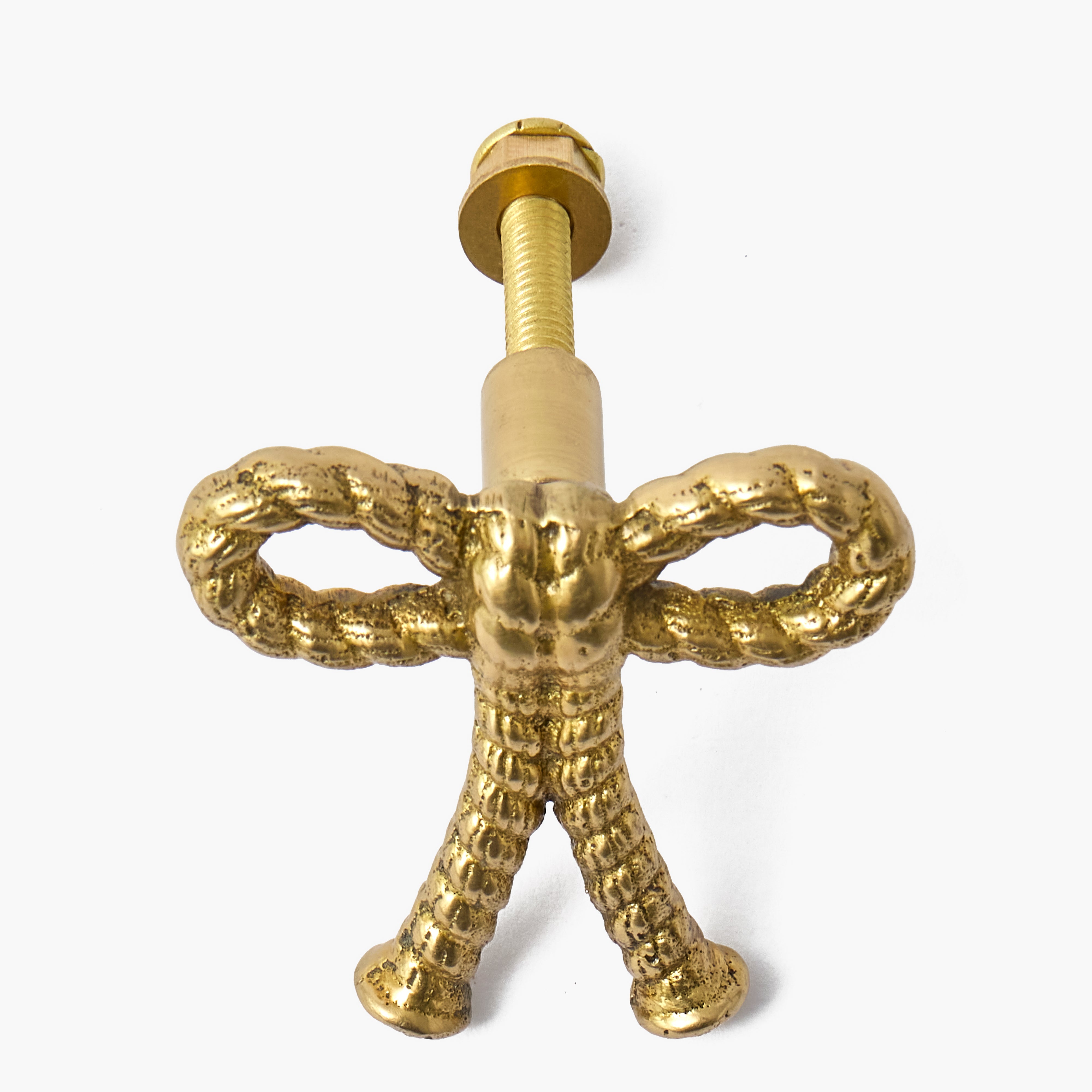 Rope Bow Brass Knob