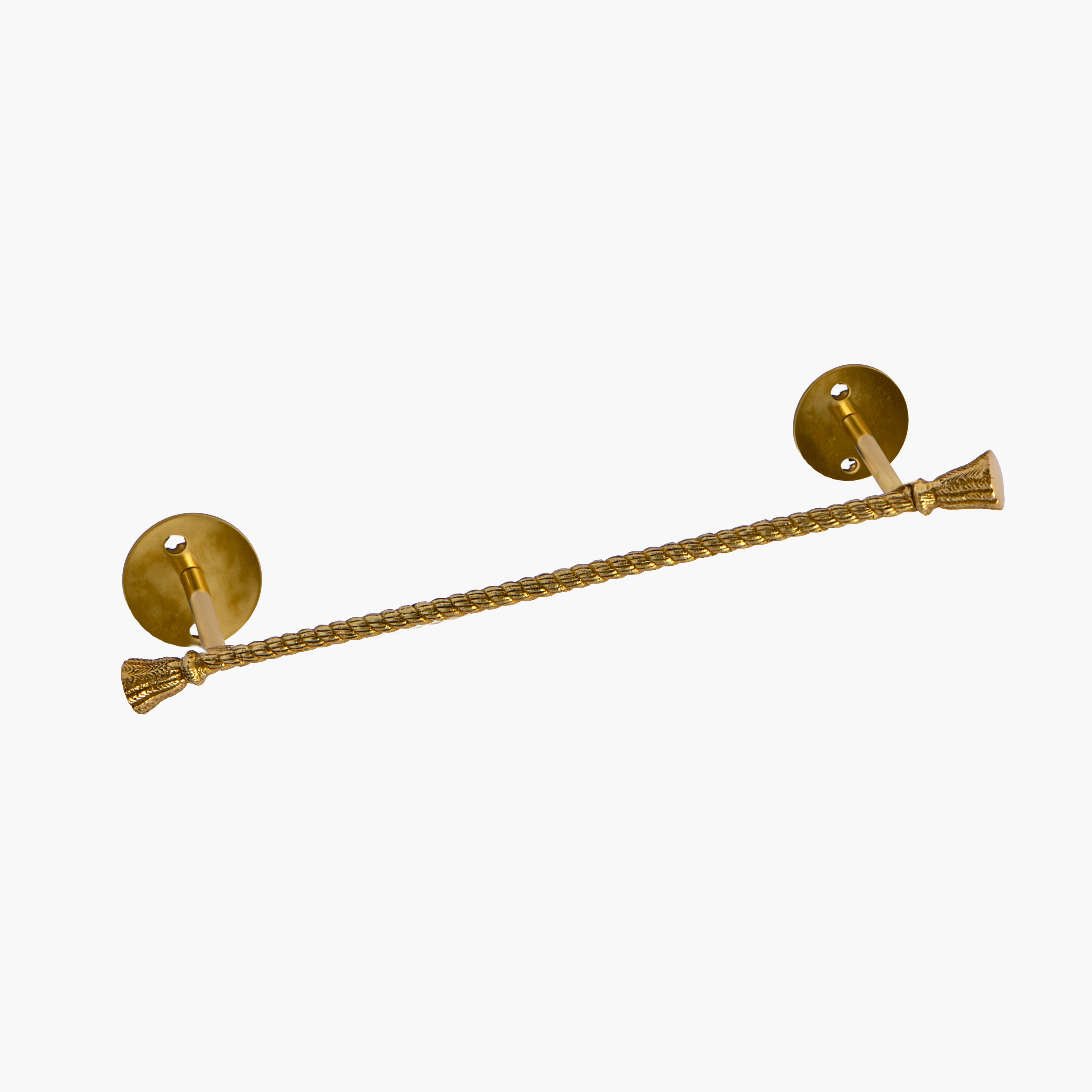 Rope Brass Hand Towel Rail