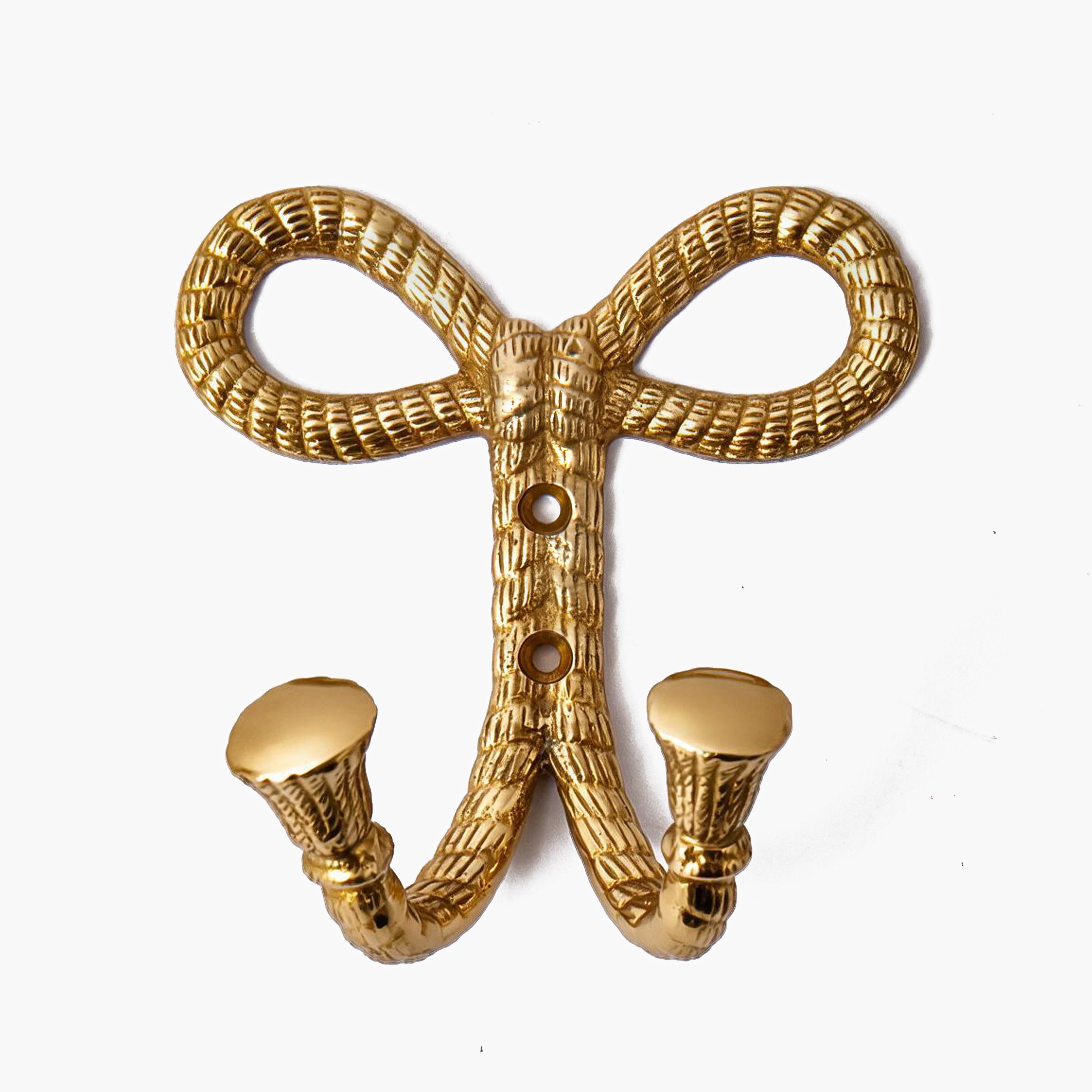 Rope Bow Brass Hook