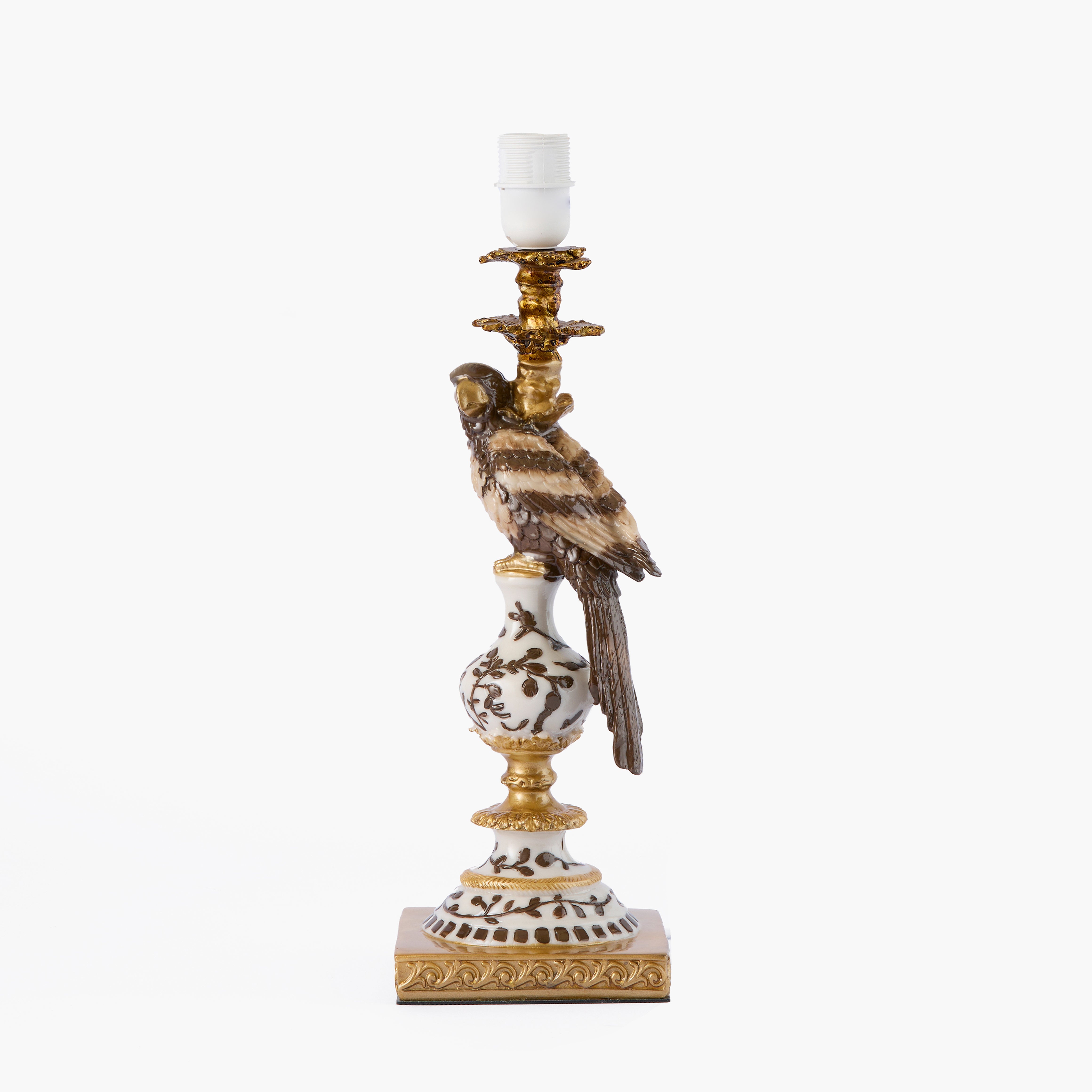 Chocolate Parrot Lamp