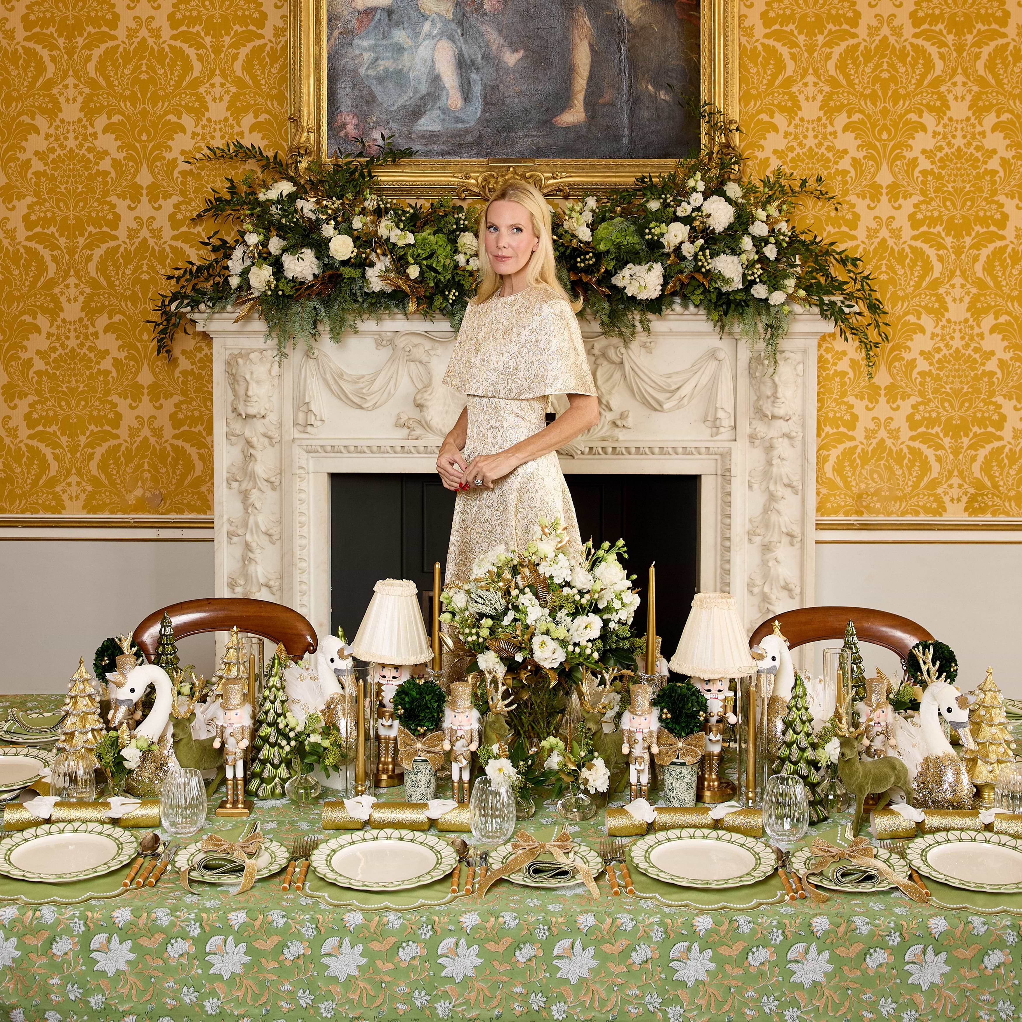 Green & Gold Millicent Placemats (Set of 4)