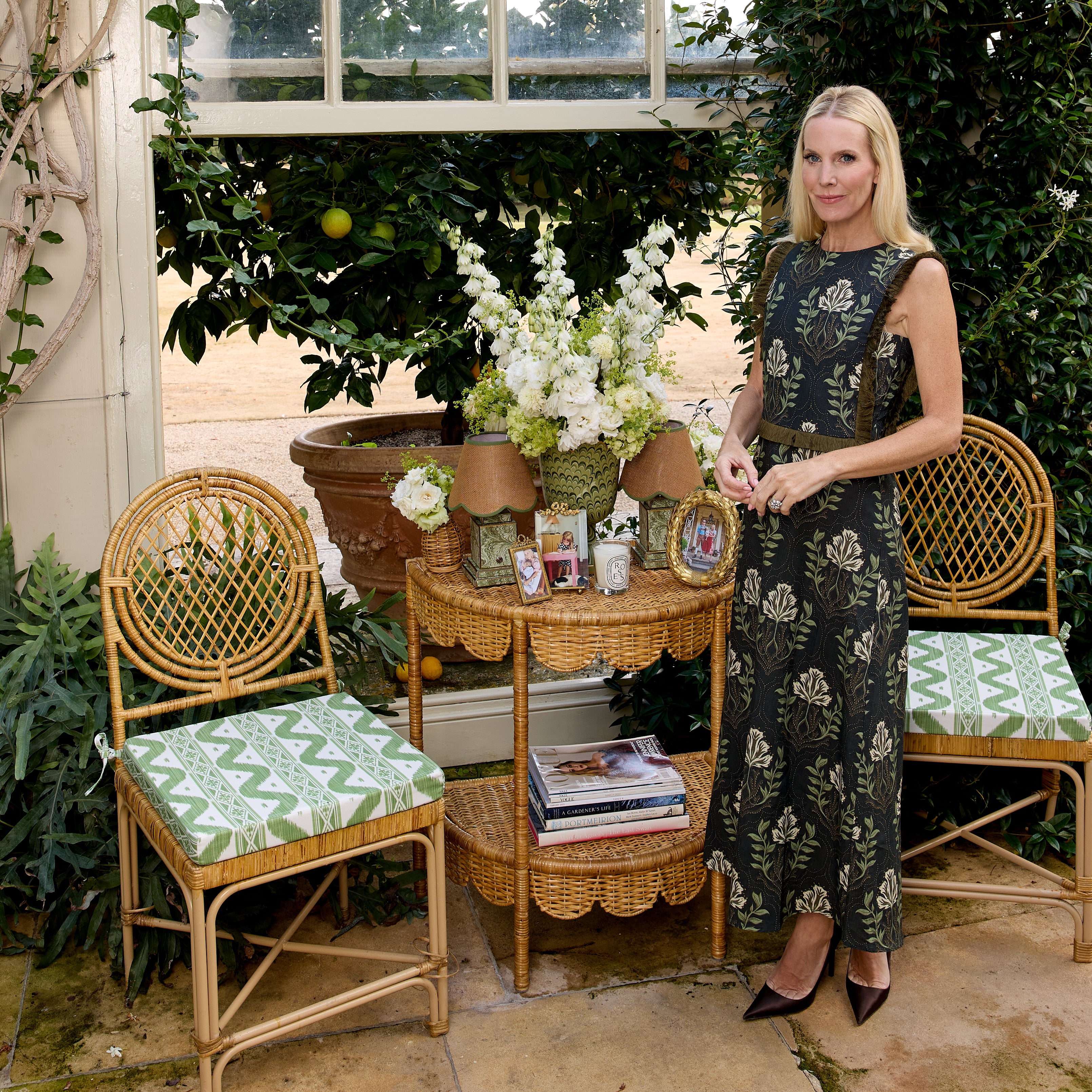 Annabelle Rattan Side Table