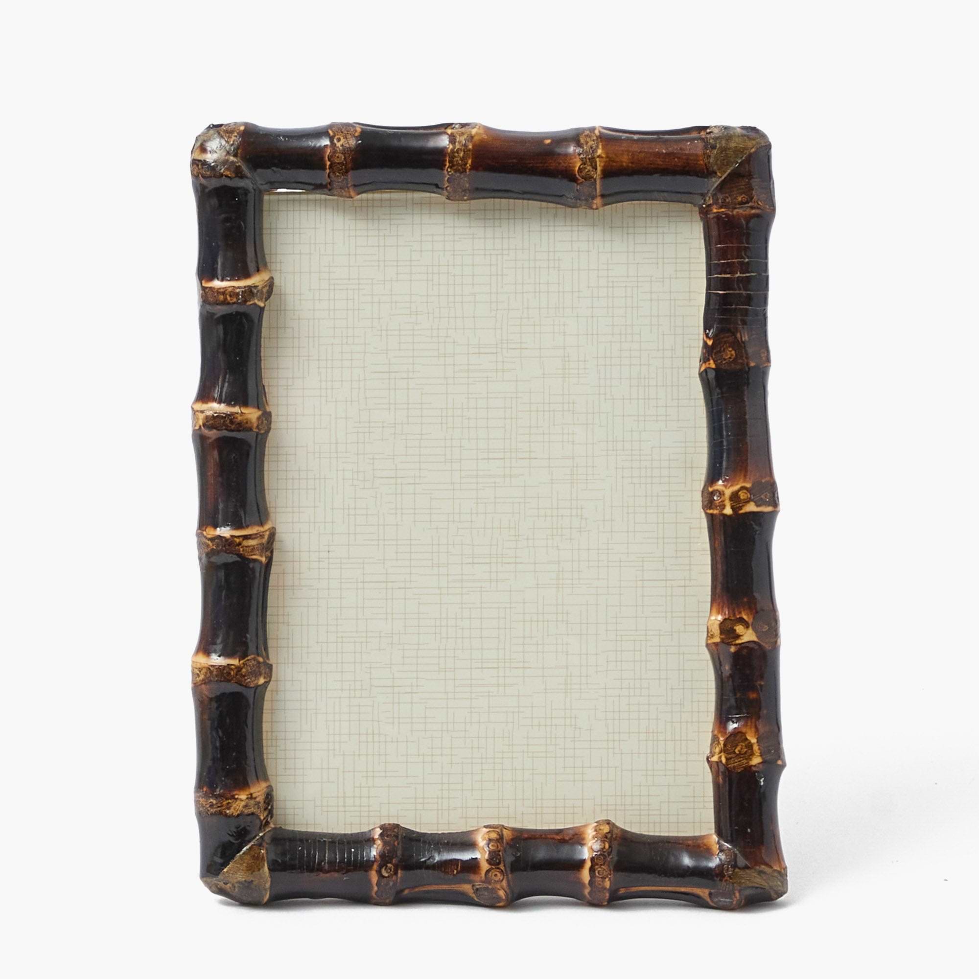 Burnt Bamboo Photo Frames (Set of 2)