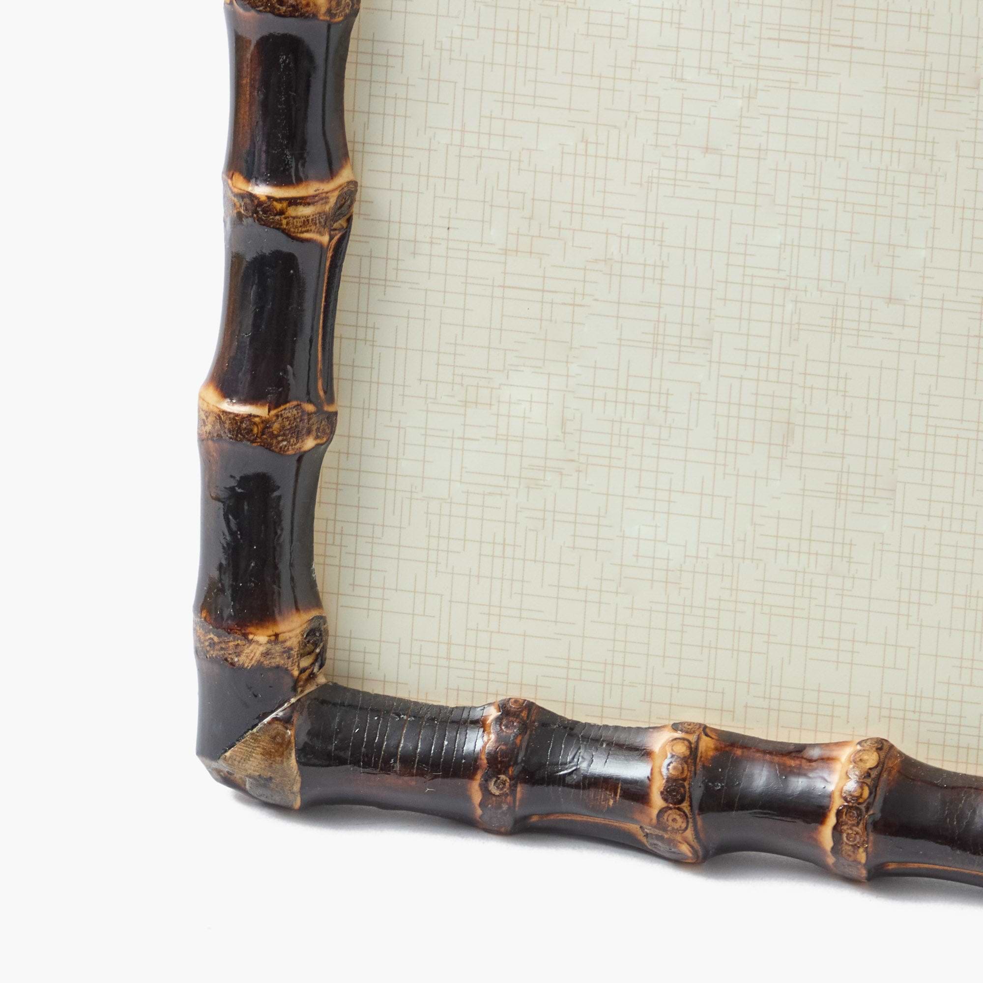 Burnt Bamboo Photo Frames (Set of 2)