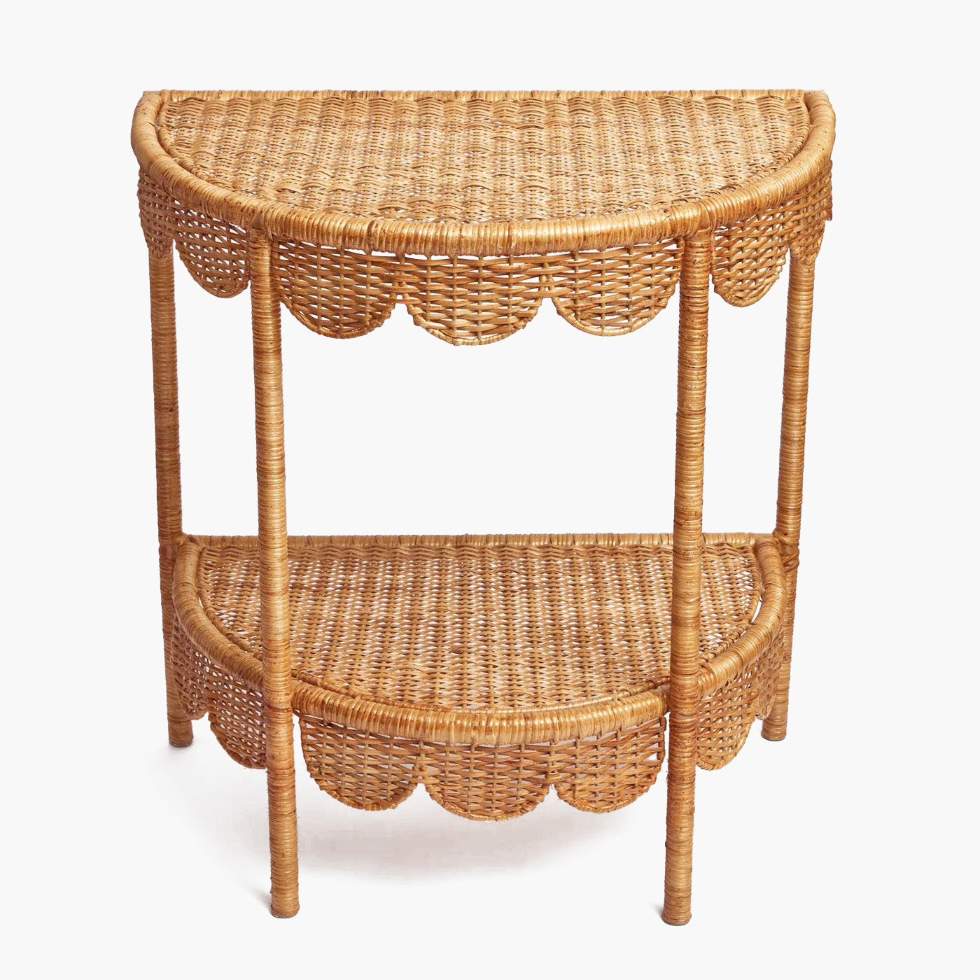 Elevate your living space with the Annabelle Rattan Side Table, a charming piece that adds a touch of timeless rustic elegance to your home.