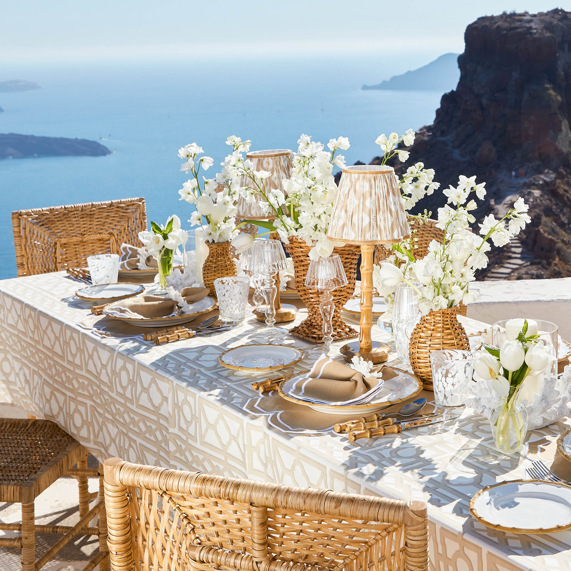 Sand Fleur Placemats (Set of 4)