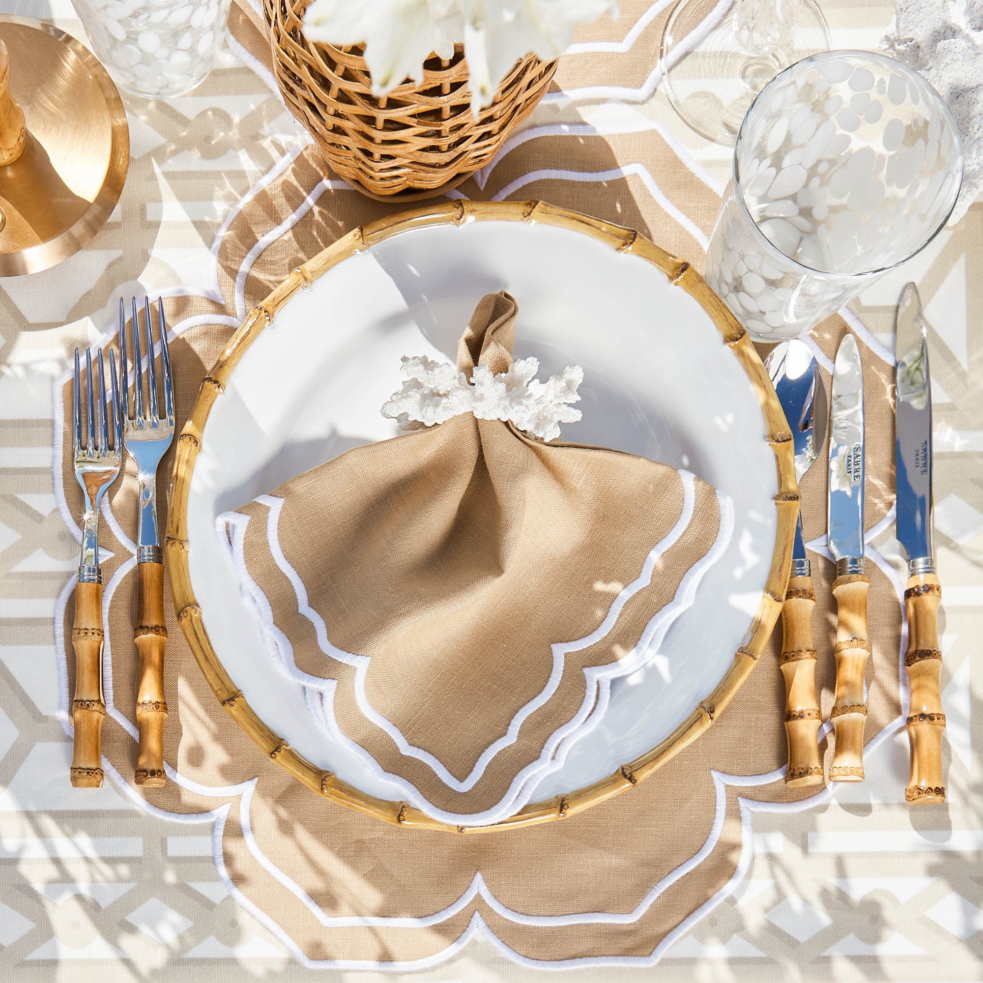 Sand Fleur Placemats (Set of 4)