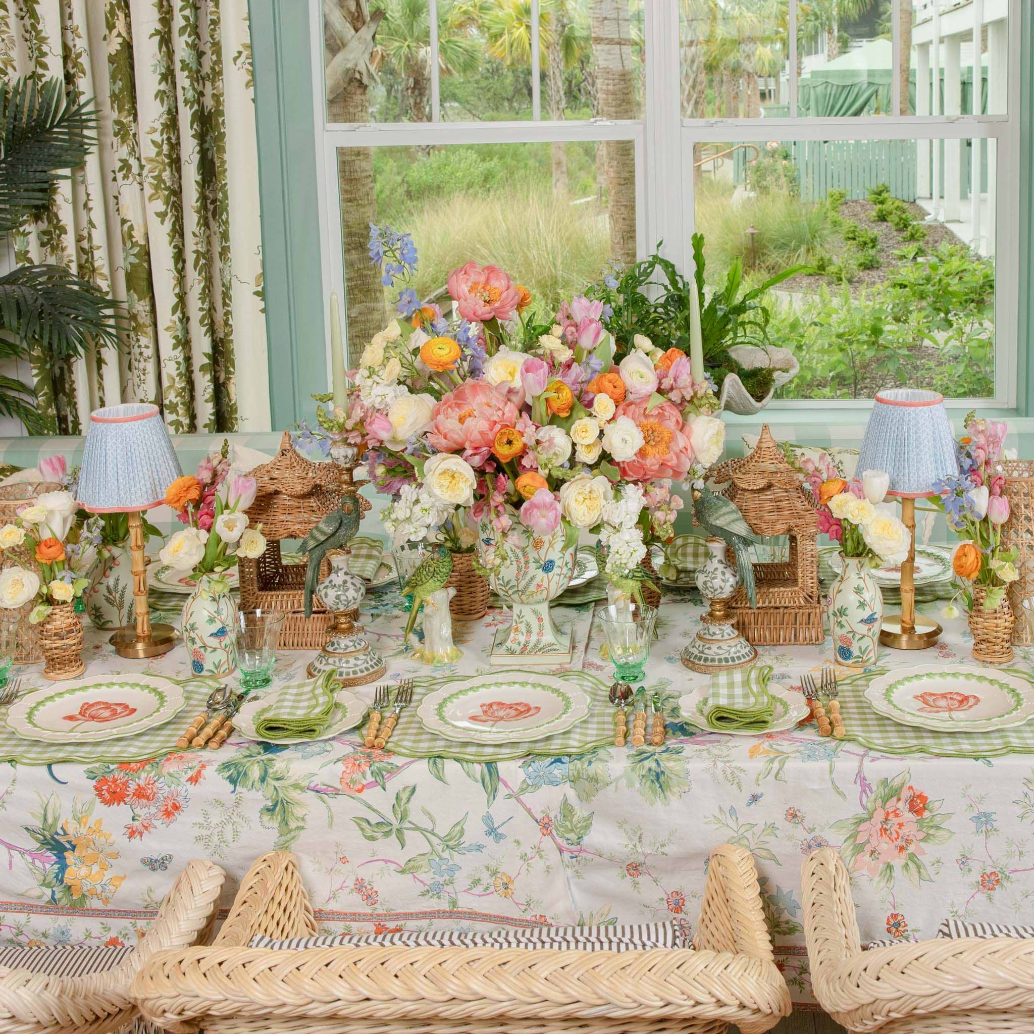 Eloise Green Gingham Napkins (Set of 4)