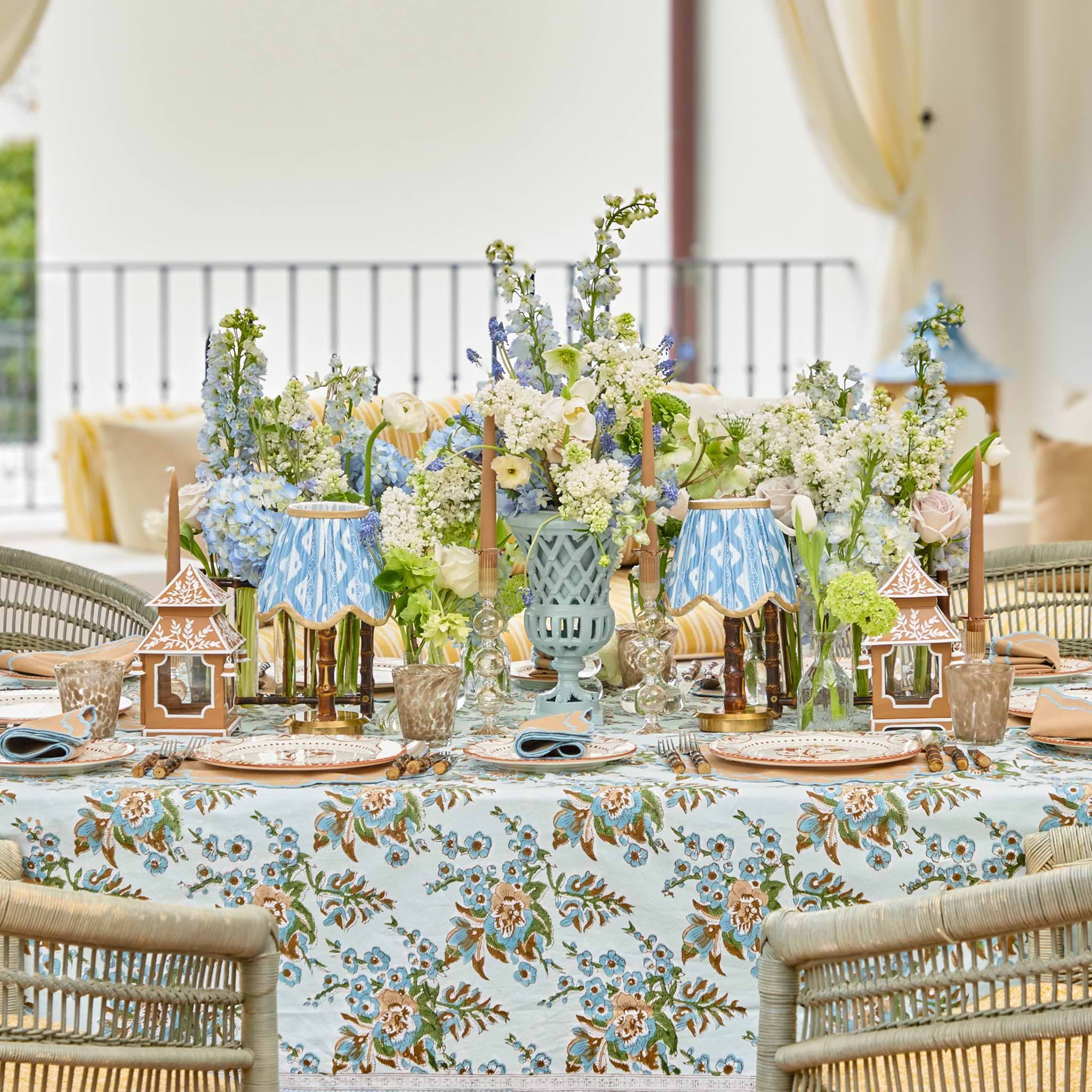 Sophia Blockprint Tablecloth