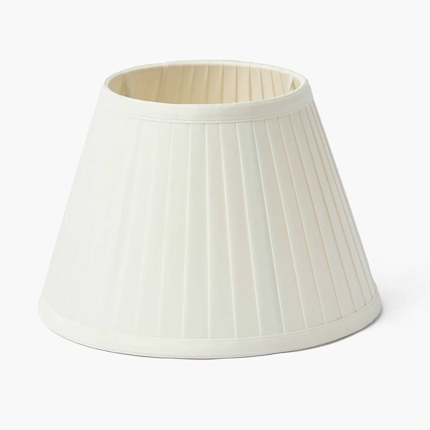 Cream Pleated Lampshade (22cm)