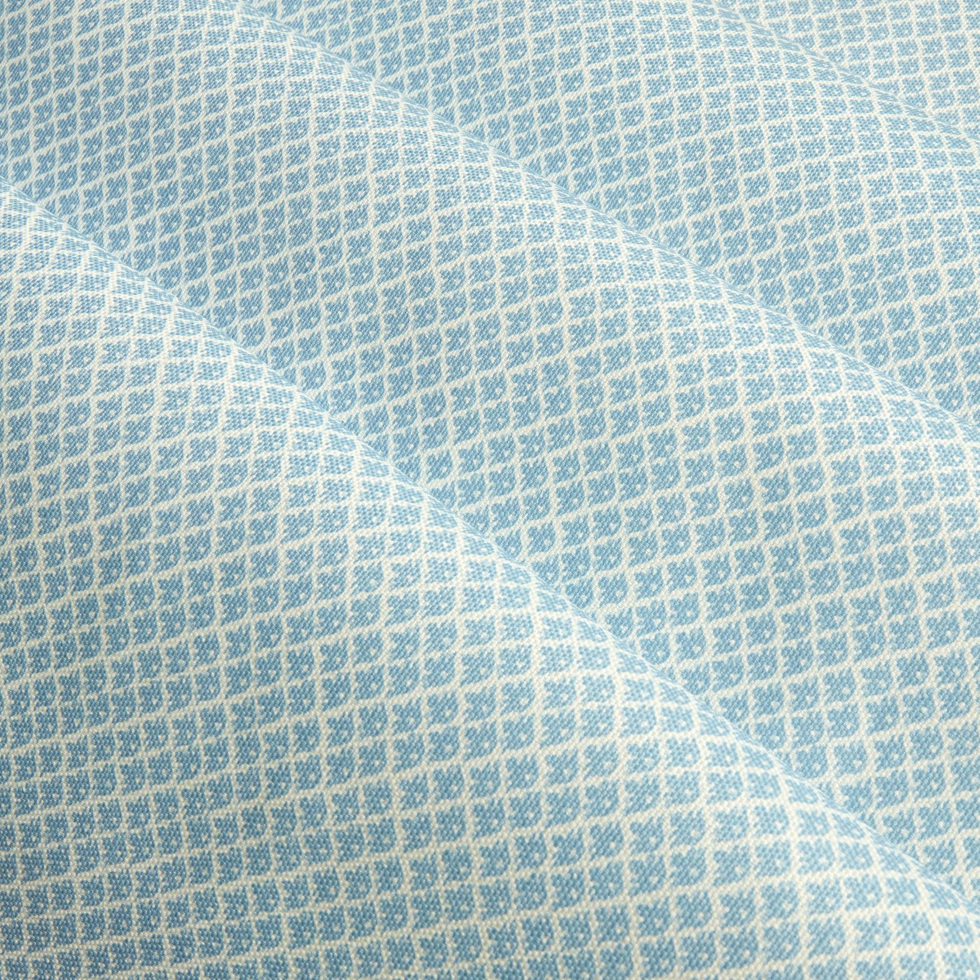 Blue Lotus Flower Fabric - Mrs. Alice