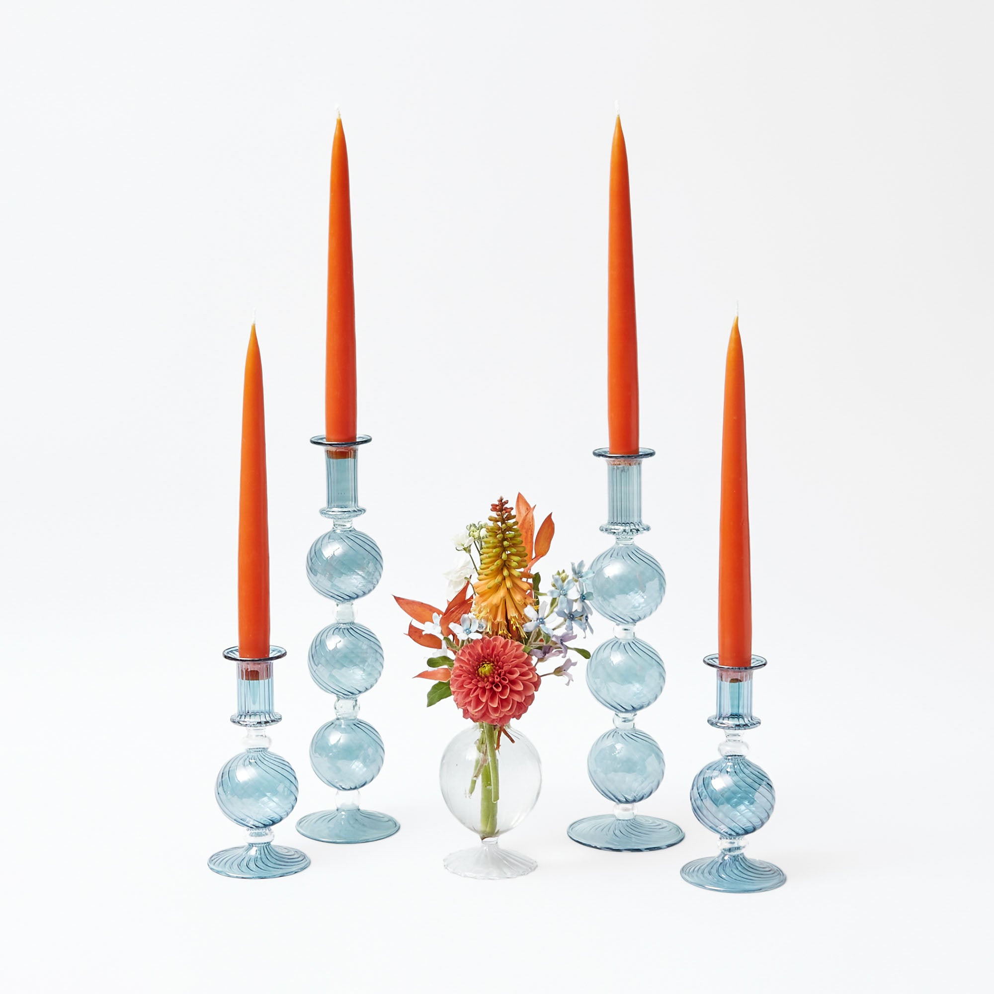 Camille Azure Candle Set (Orange)