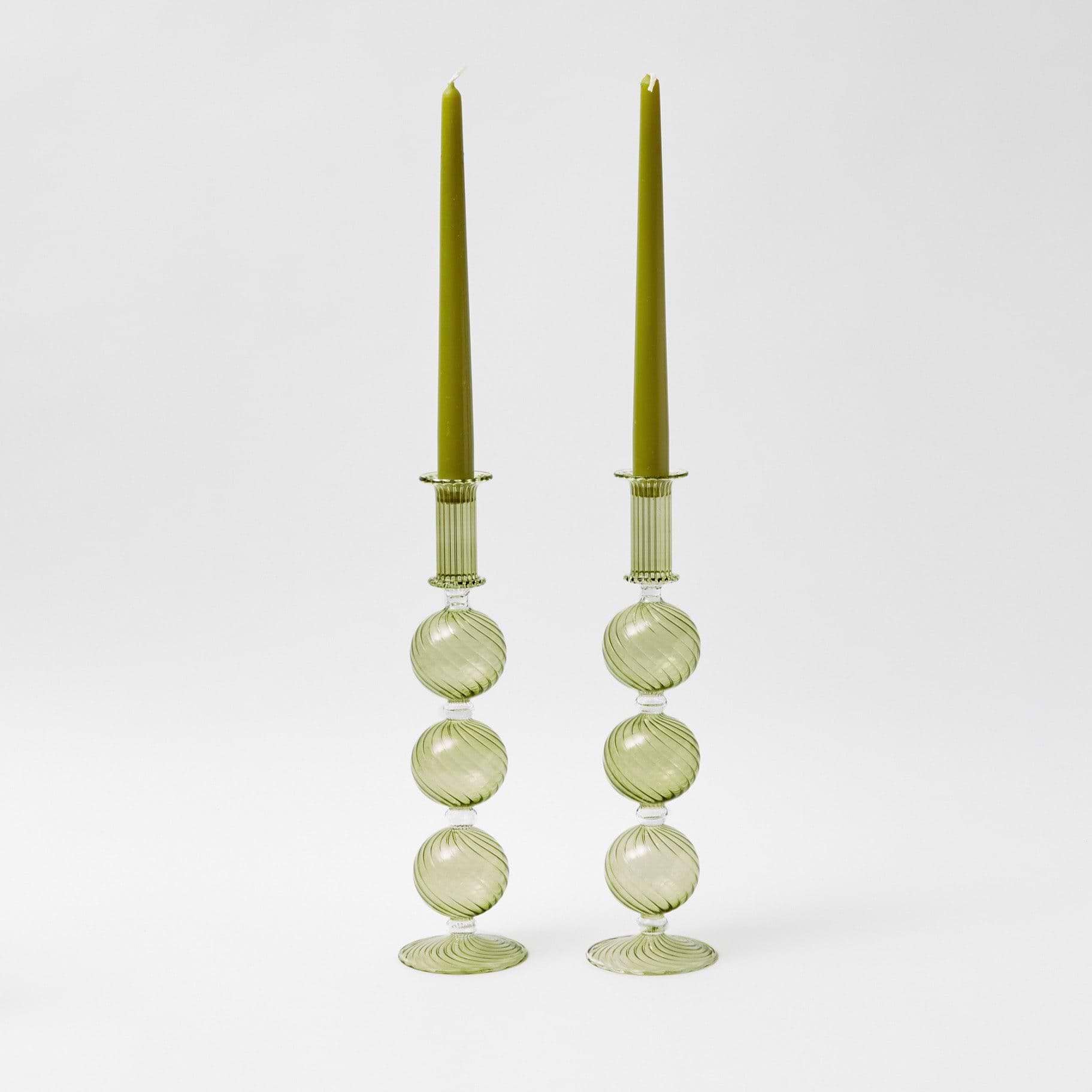 Camille Olive Candle Holder Set - Mrs. Alice