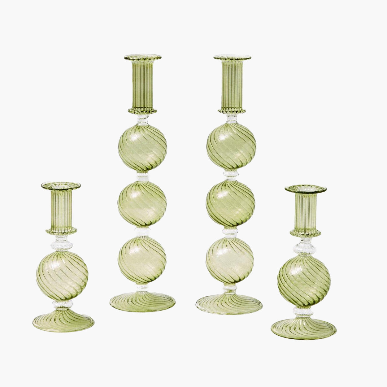 Camille Olive Candle Holder Set - Mrs. Alice