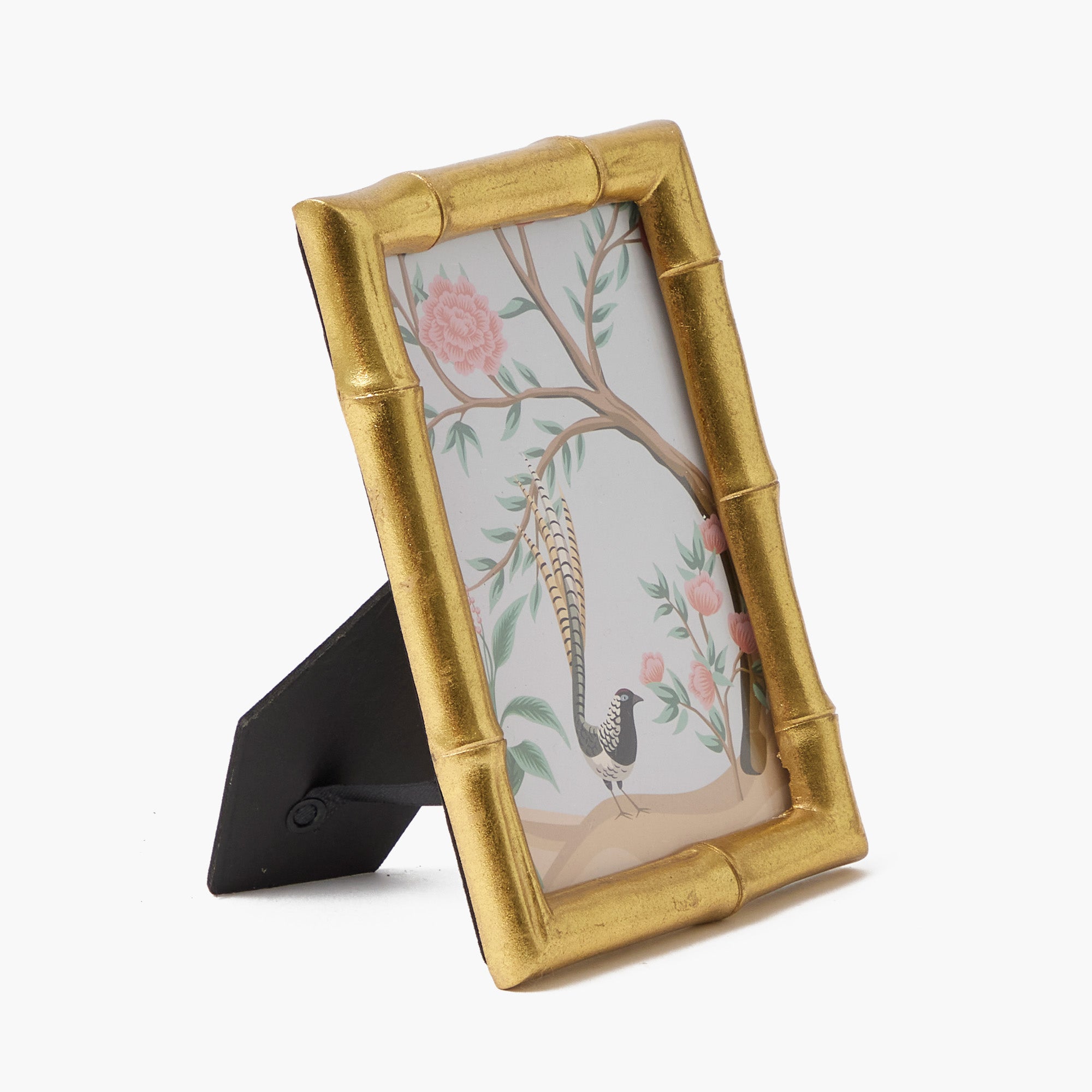 Gold Bamboo Photo Frames (Set of 2)