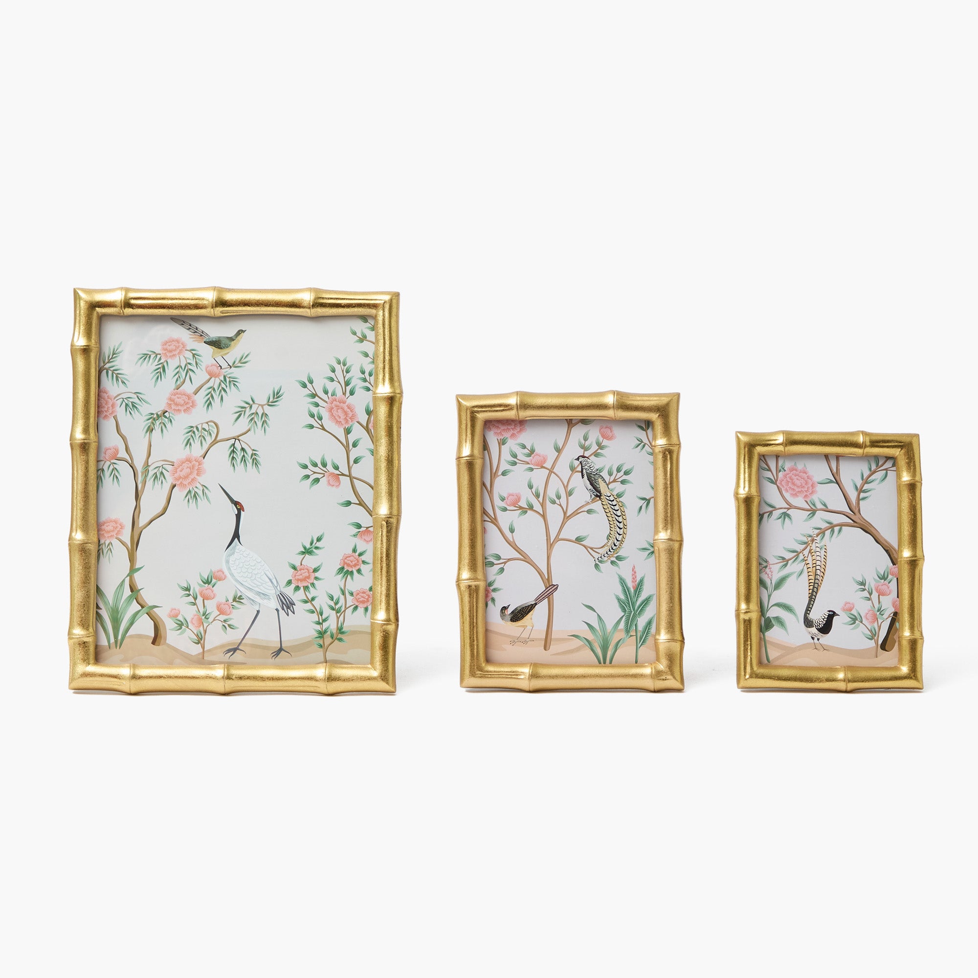 Large Gold Bamboo Photo Frame - 8