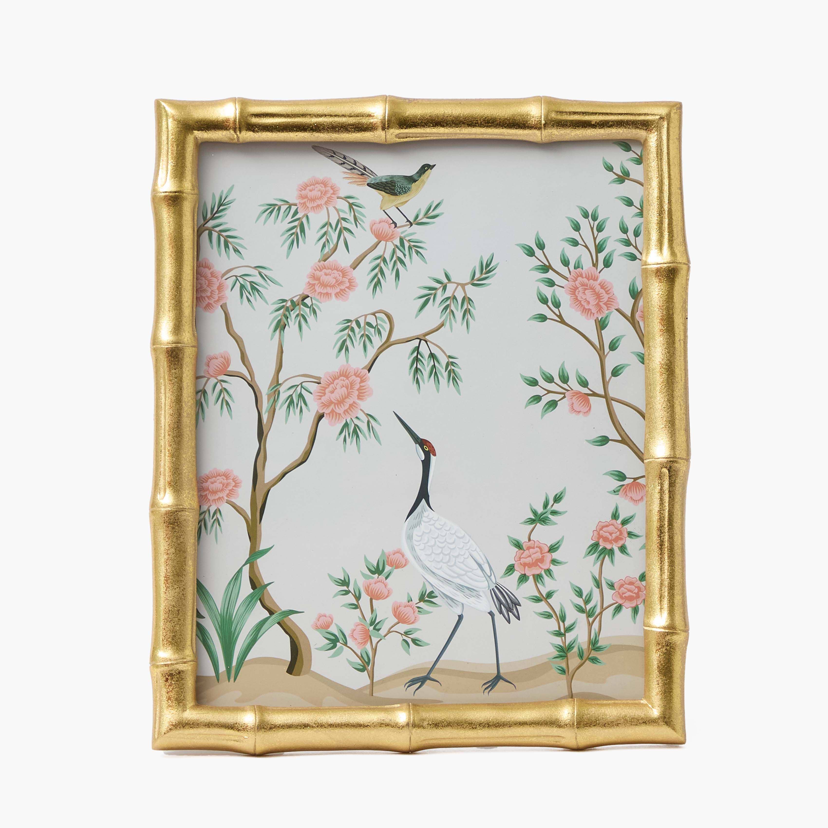 Large Gold Bamboo Photo Frame - 8"x10"