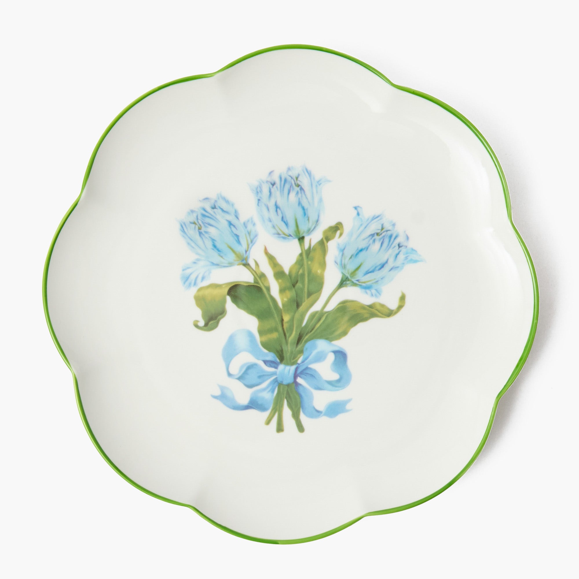 Blue Tulip Starter Plates (Set of 4)