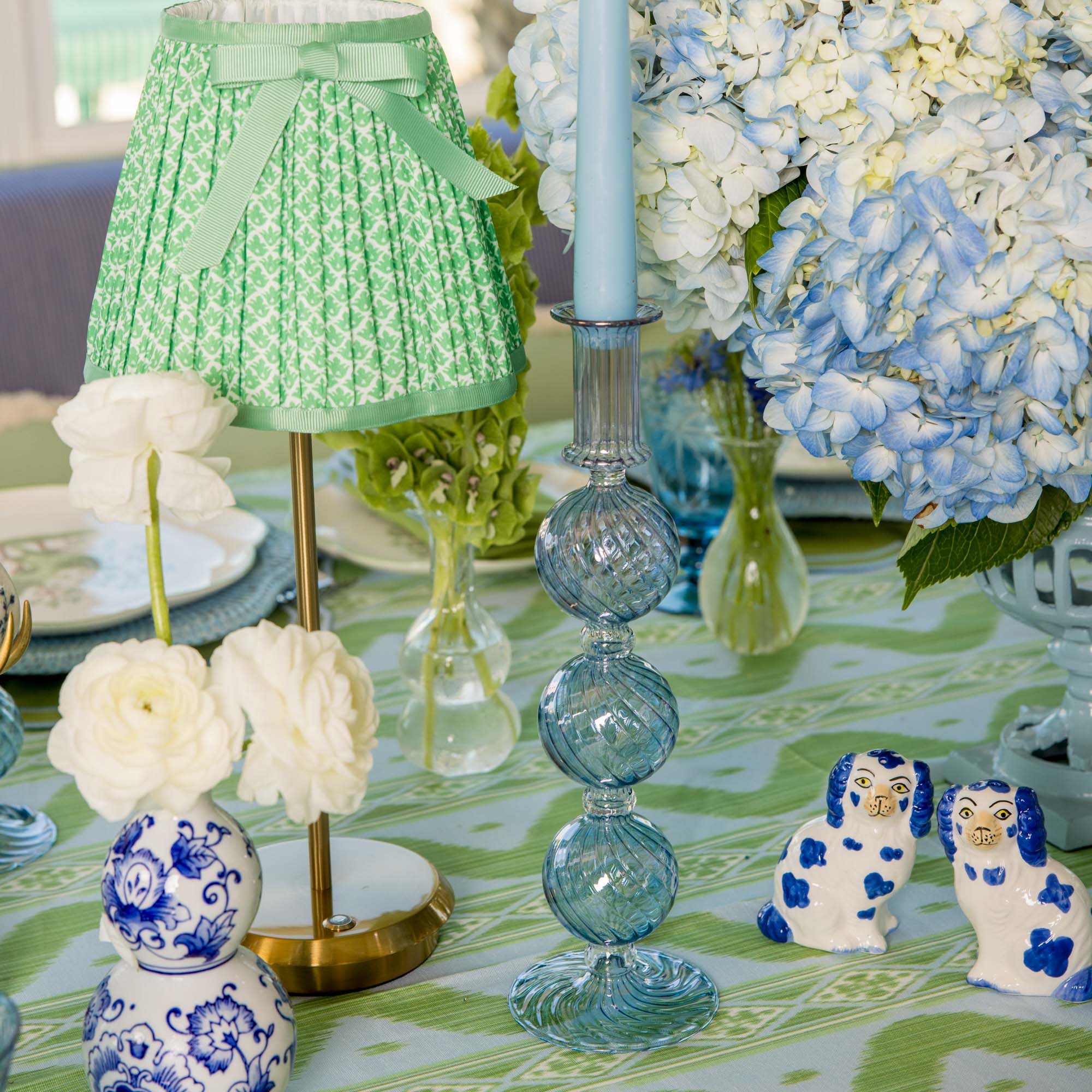 Camille Azure Candle Set (Blue)