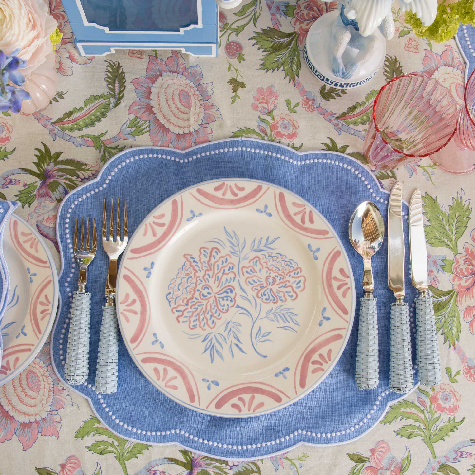 Pink Peony Tablecloth