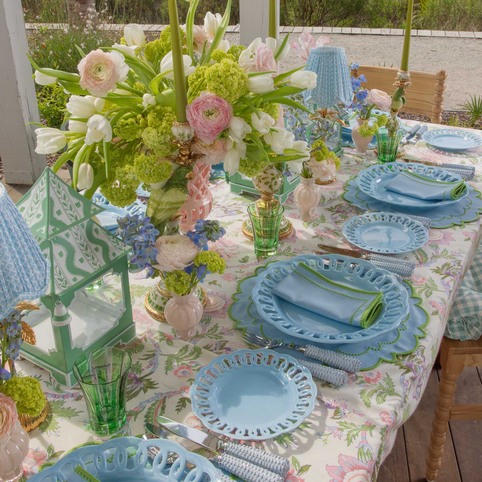 Pink Peony Tablecloth