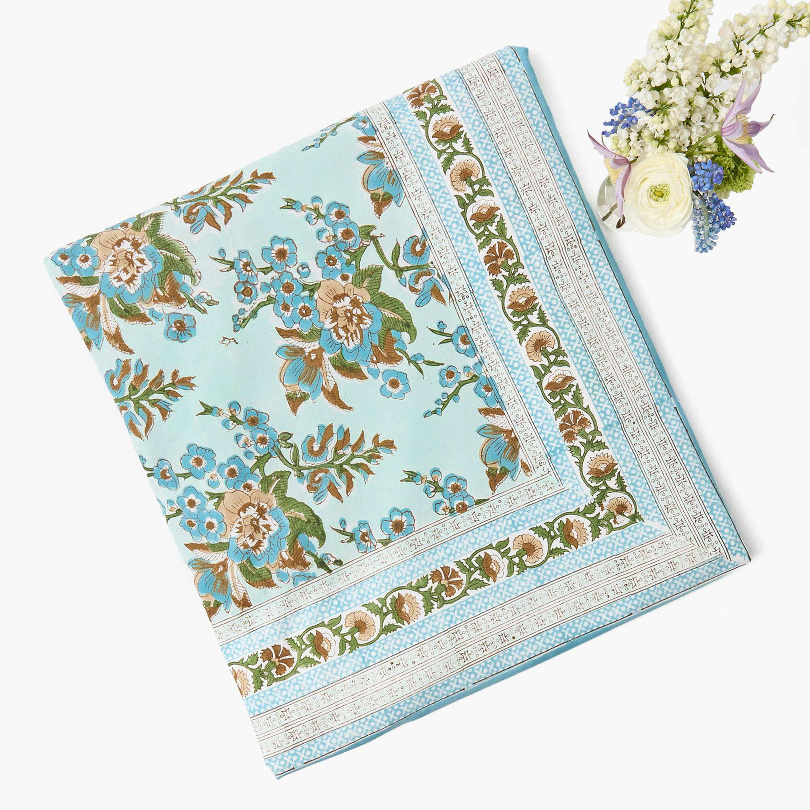Sophia Blockprint Tablecloth